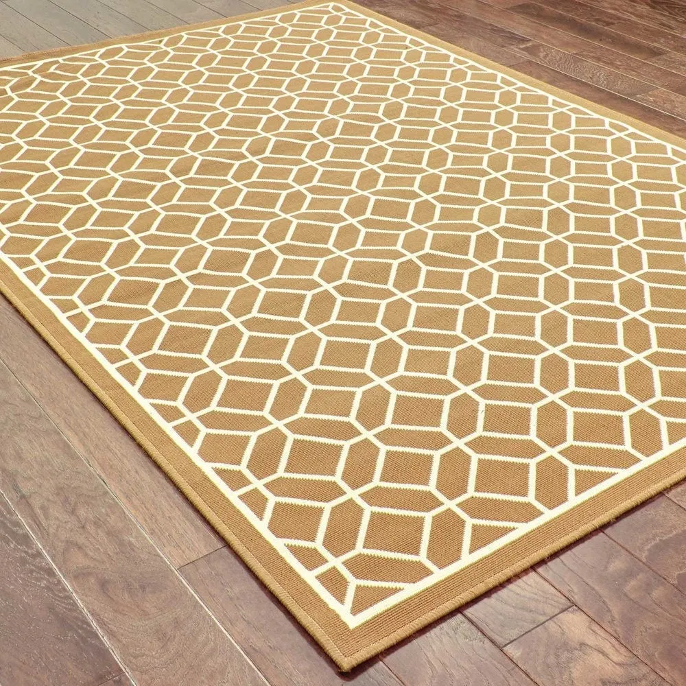 Vista Home Rio Mar Tile Inspired Trellis Pattern Indoor/ Outdoor Area Rug