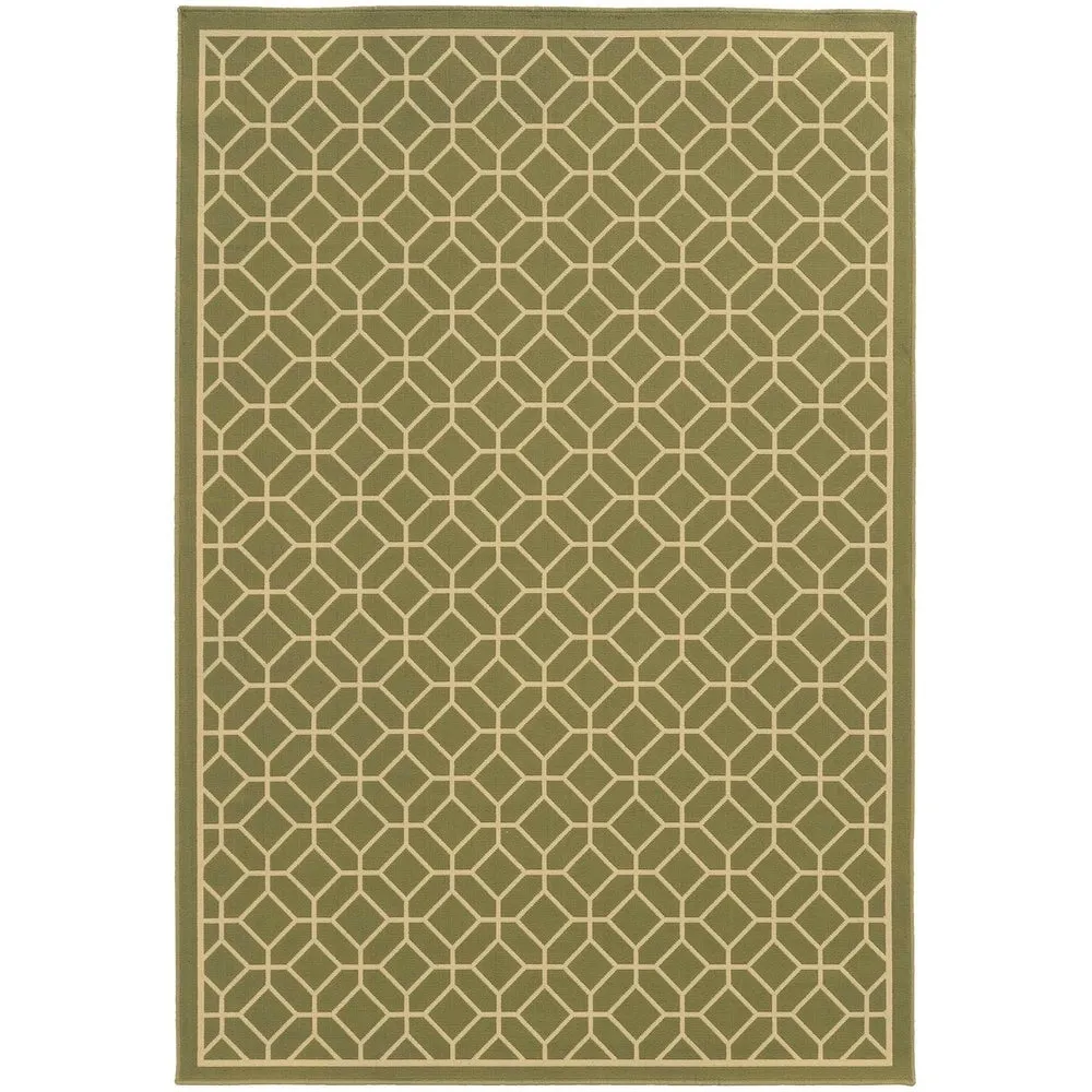Vista Home Rio Mar Tile Inspired Trellis Pattern Indoor/ Outdoor Area Rug