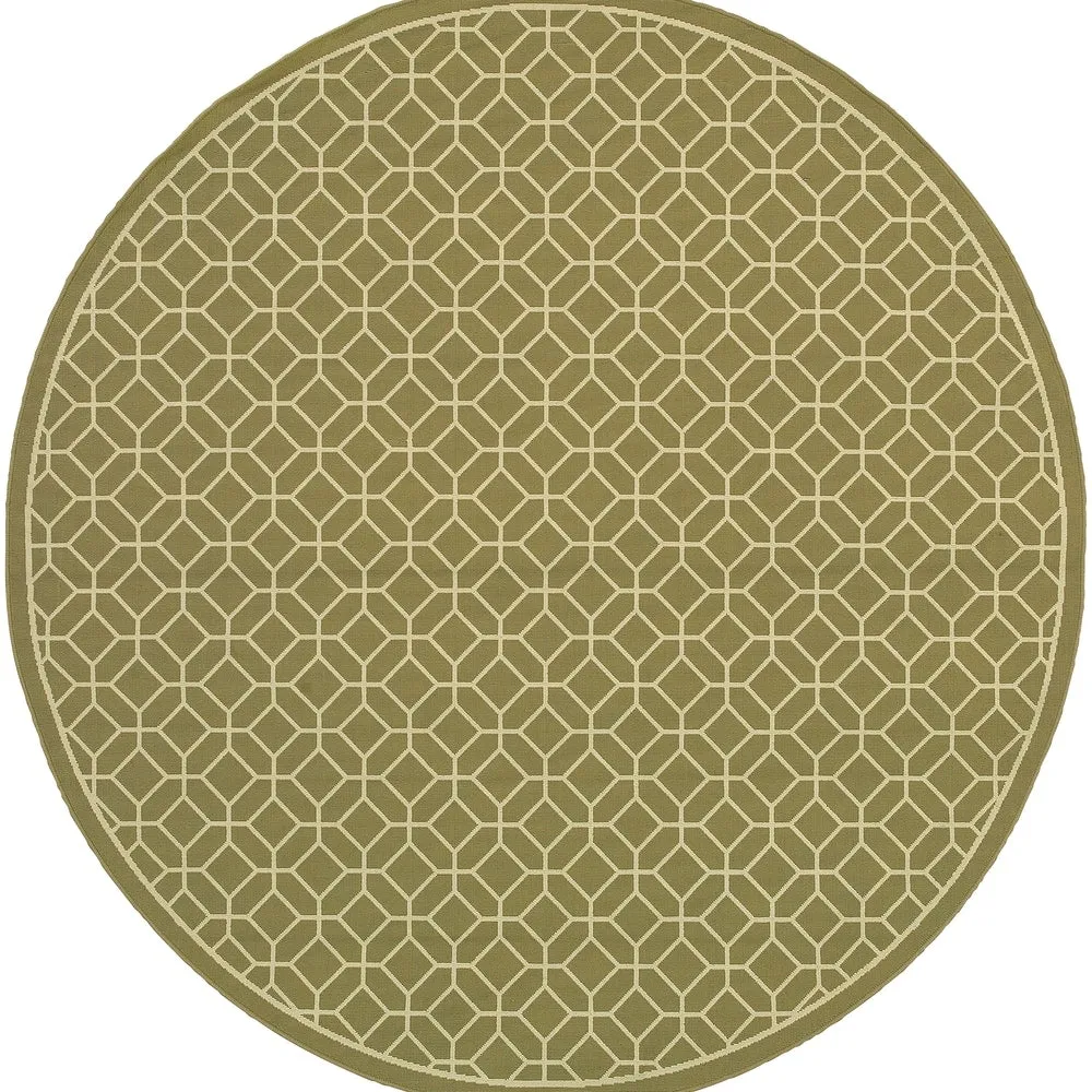 Vista Home Rio Mar Tile Inspired Trellis Pattern Indoor/ Outdoor Area Rug