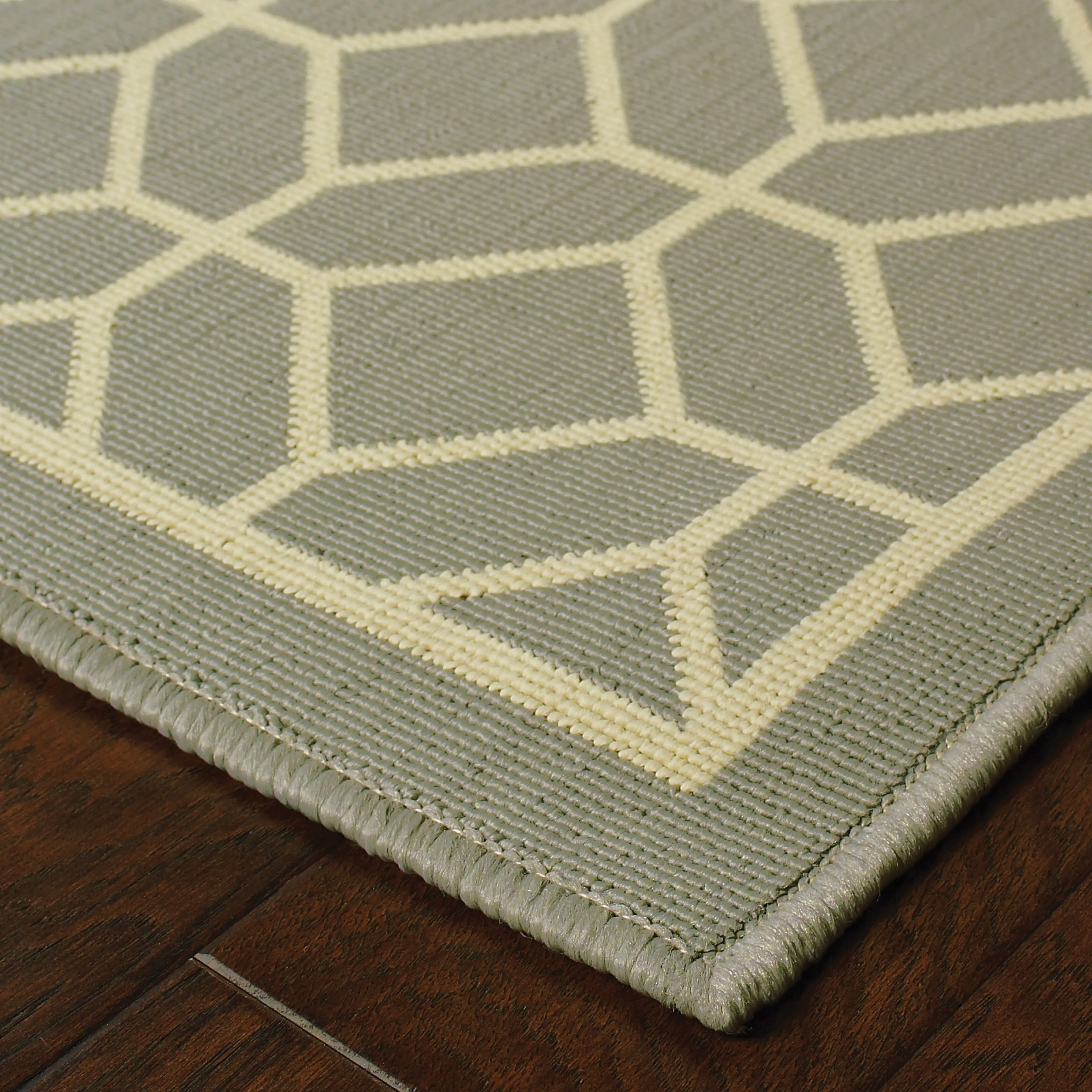 Vista Home Rio Mar Tile Inspired Trellis Pattern Indoor/ Outdoor Area Rug