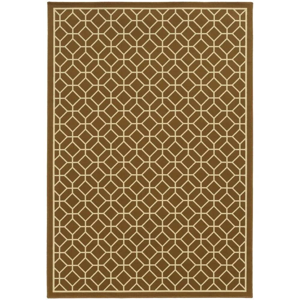 Vista Home Rio Mar Tile Inspired Trellis Pattern Indoor/ Outdoor Area Rug