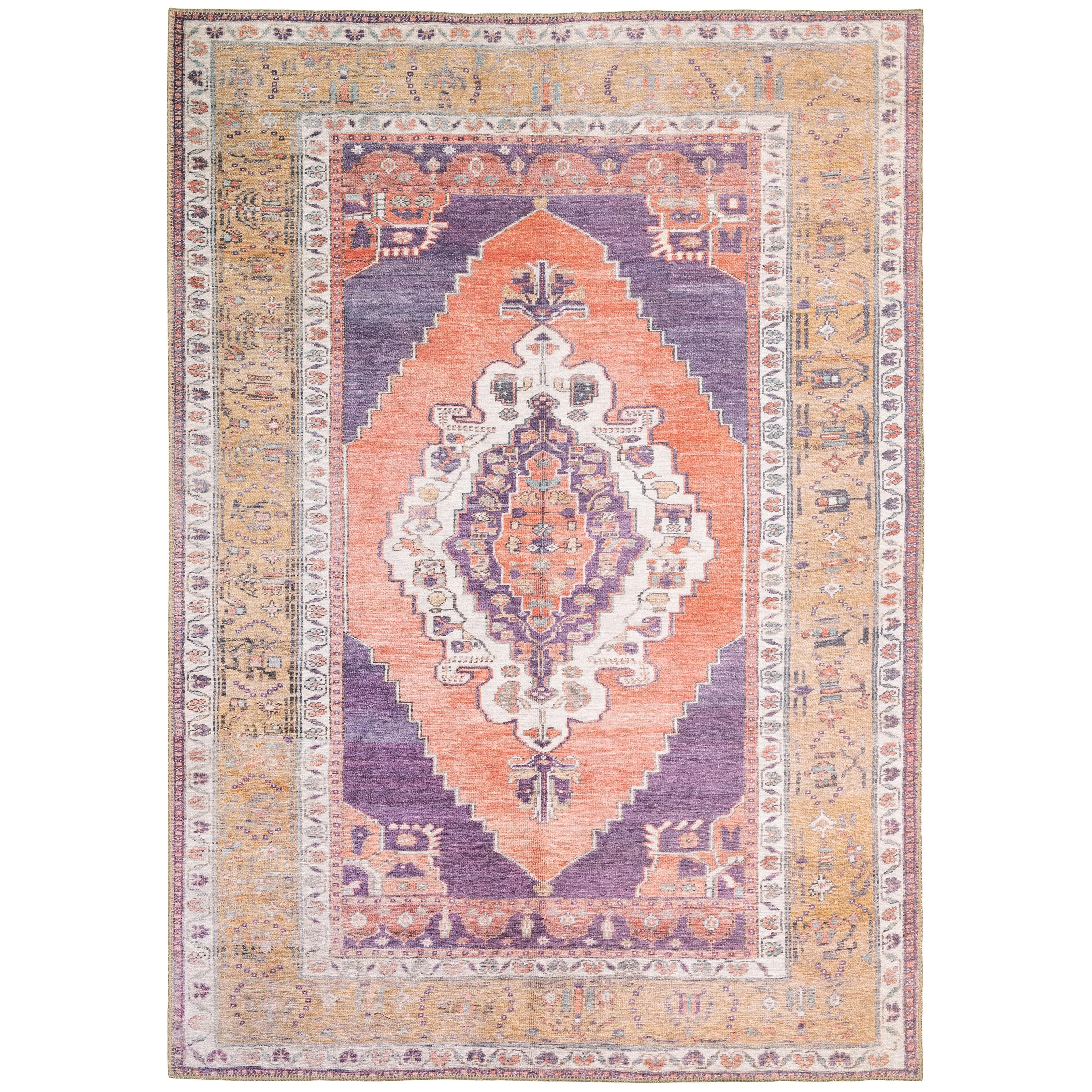 Vista Home Sasha Vintage Bohemian Medallion Area Rug