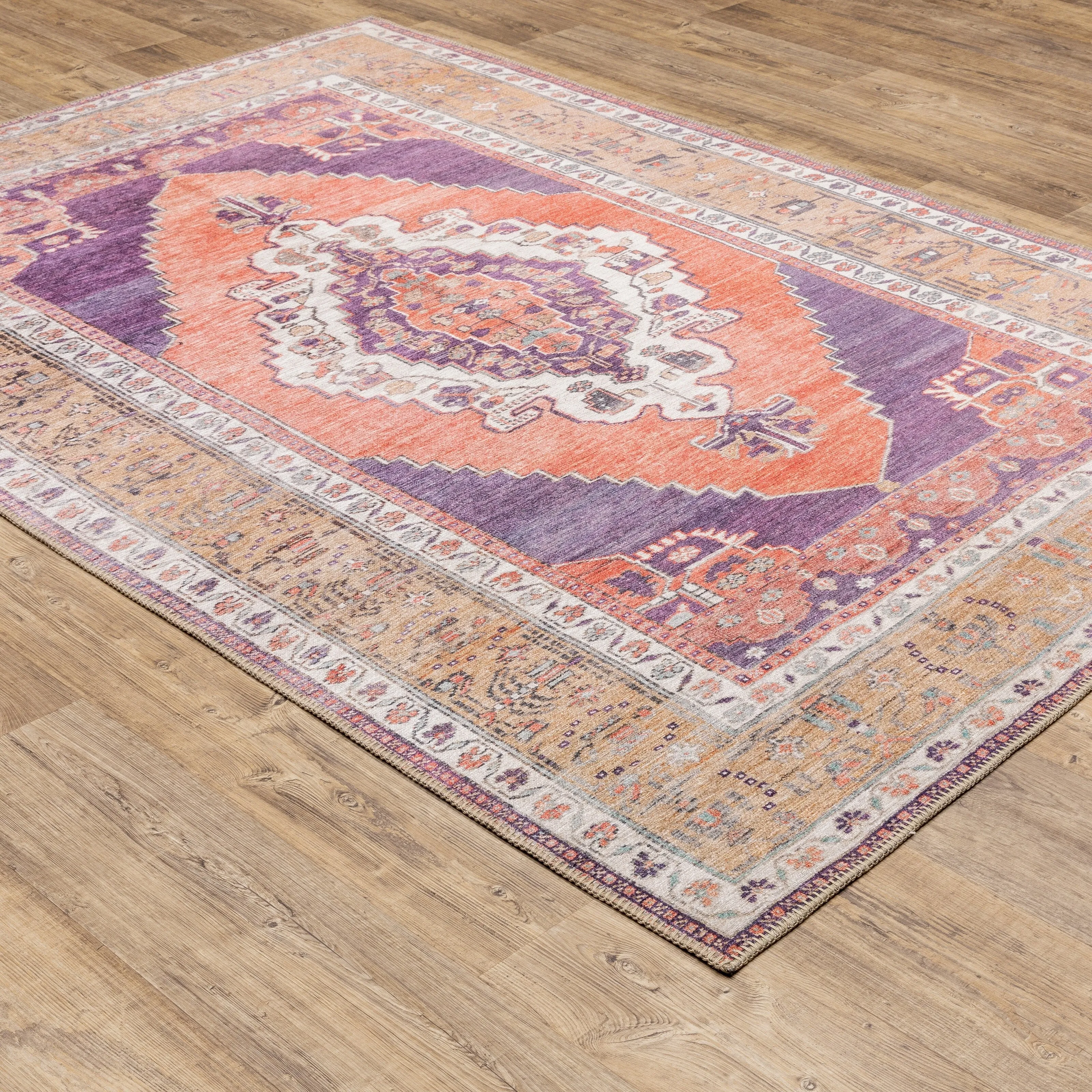 Vista Home Sasha Vintage Bohemian Medallion Area Rug