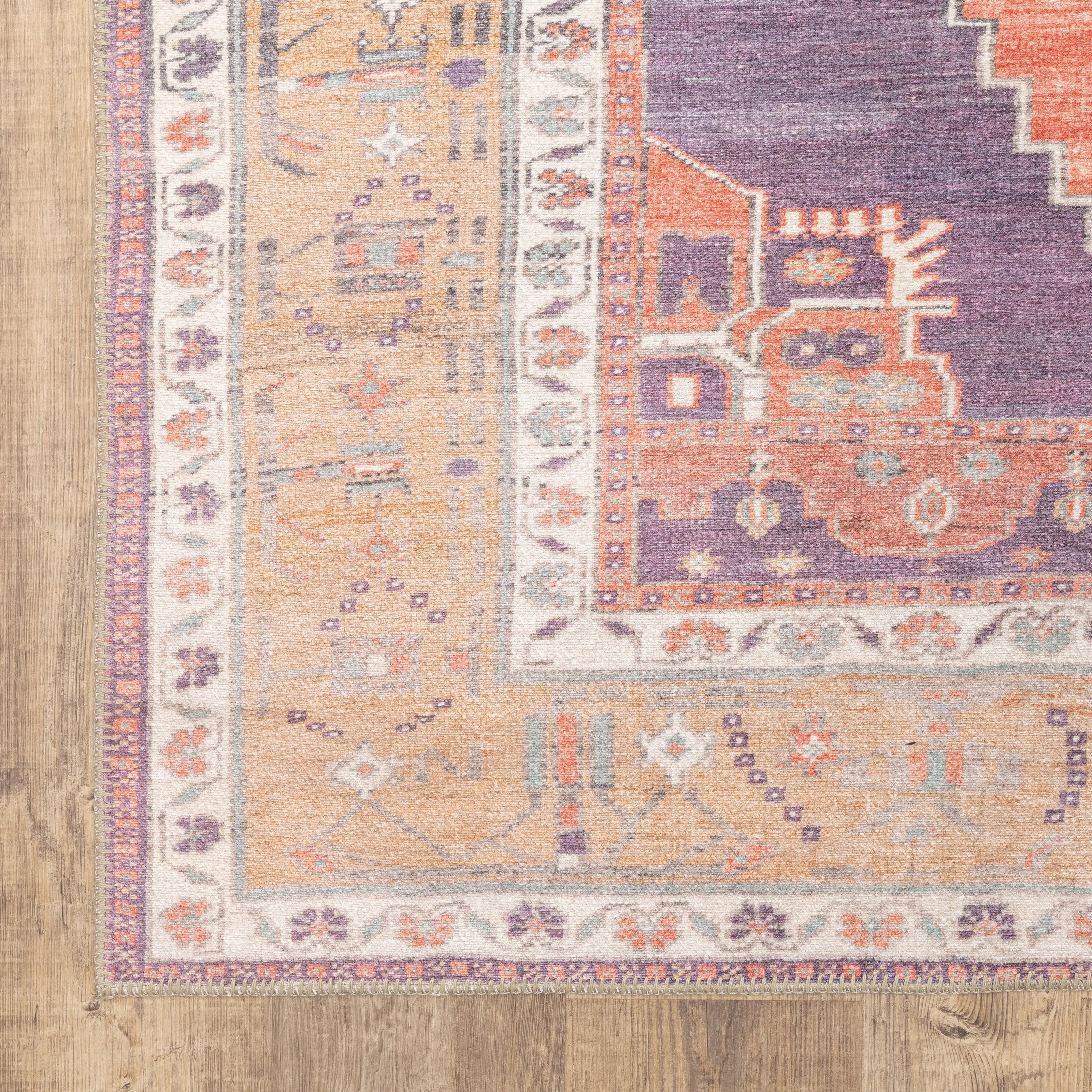 Vista Home Sasha Vintage Bohemian Medallion Area Rug