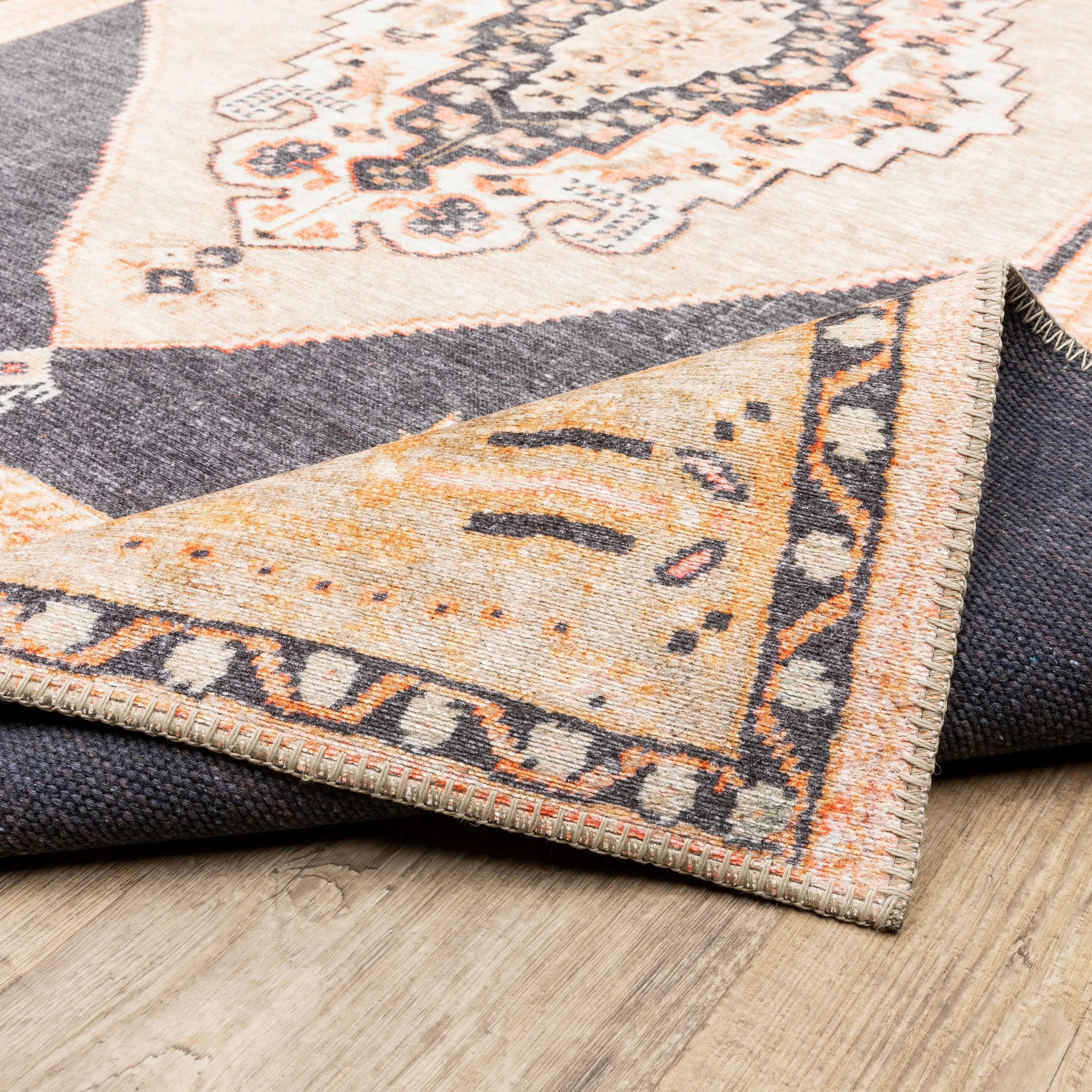 Vista Home Sasha Vintage Bohemian Medallion Area Rug