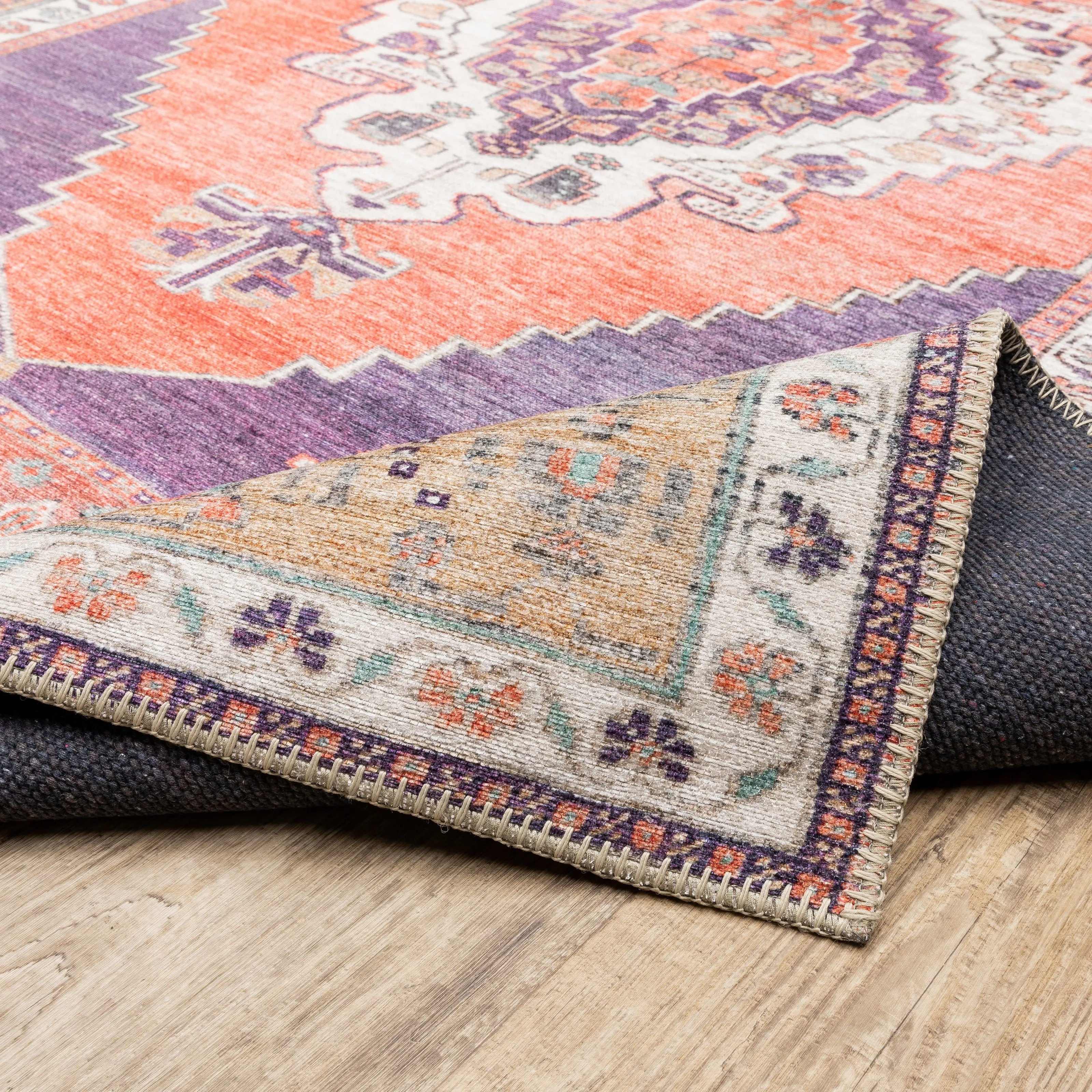 Vista Home Sasha Vintage Bohemian Medallion Area Rug