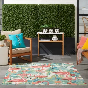 Wanderly Flamingo Indoor/ Outdoor Area Rug by Havenside Home