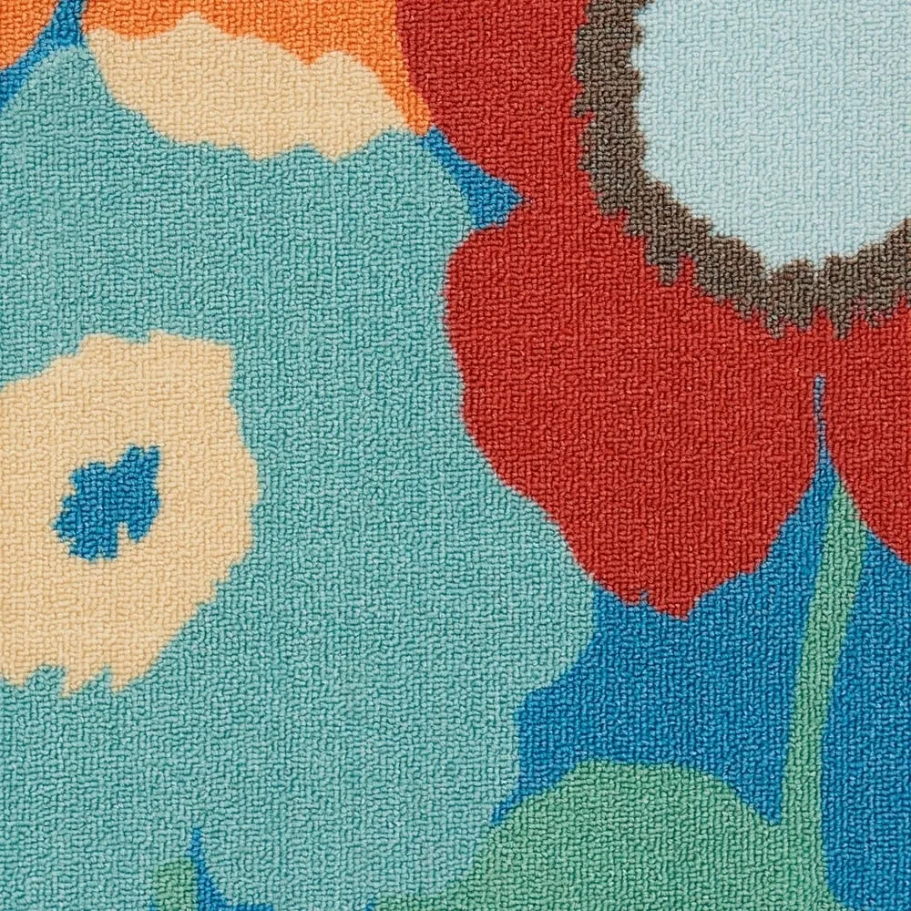 Waverly Sun N' Shade Floral Transitional Indoor/Outdoor Area Rug