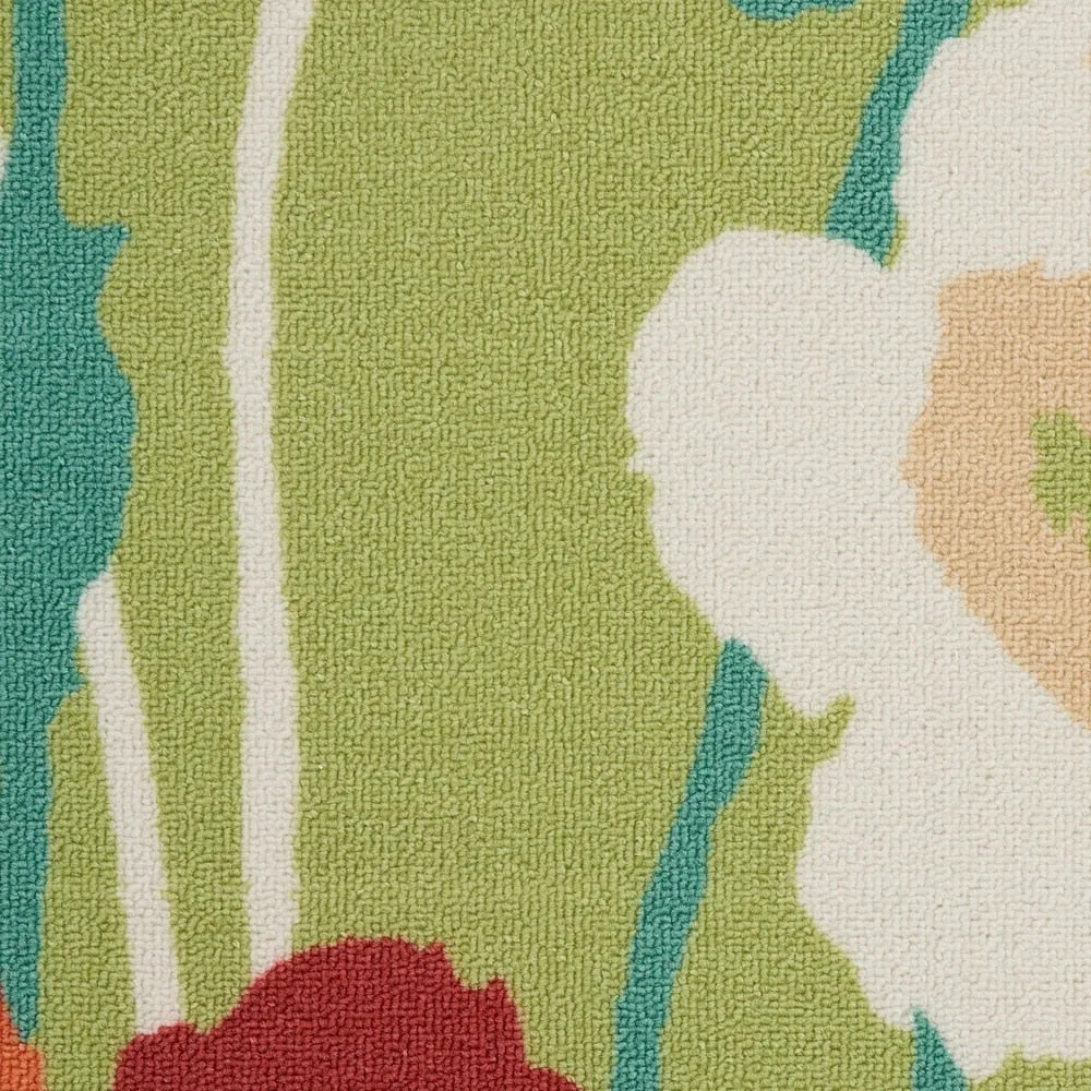 Waverly Sun N' Shade Floral Transitional Indoor/Outdoor Area Rug