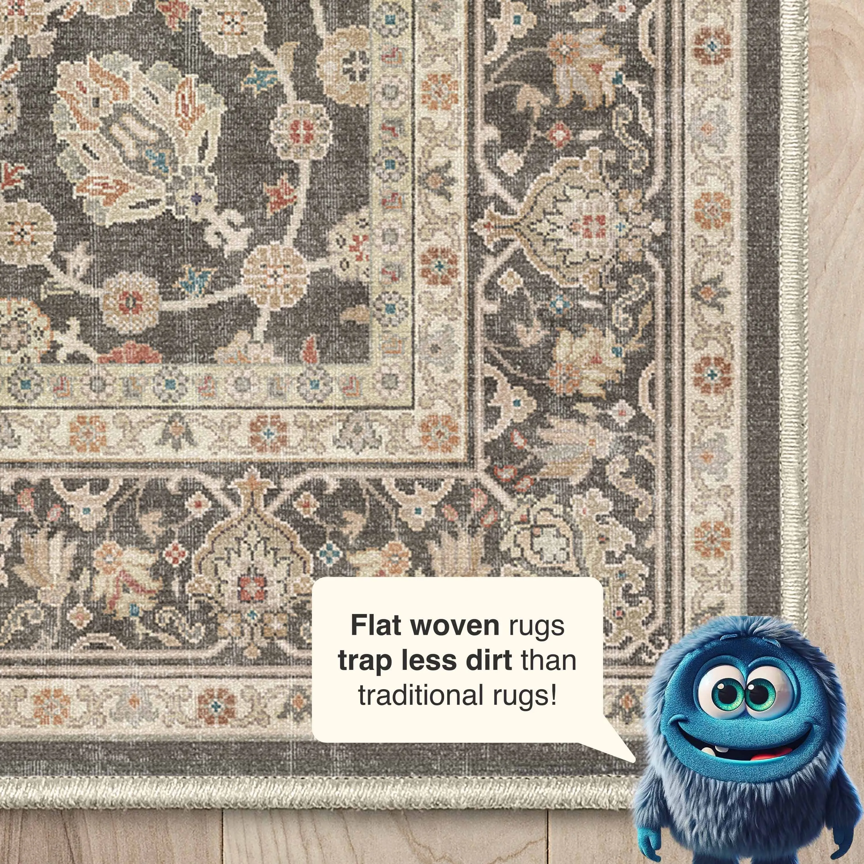 Well Woven Asha Rome Vintage Oriental Persian Flat-Weave Area Rug