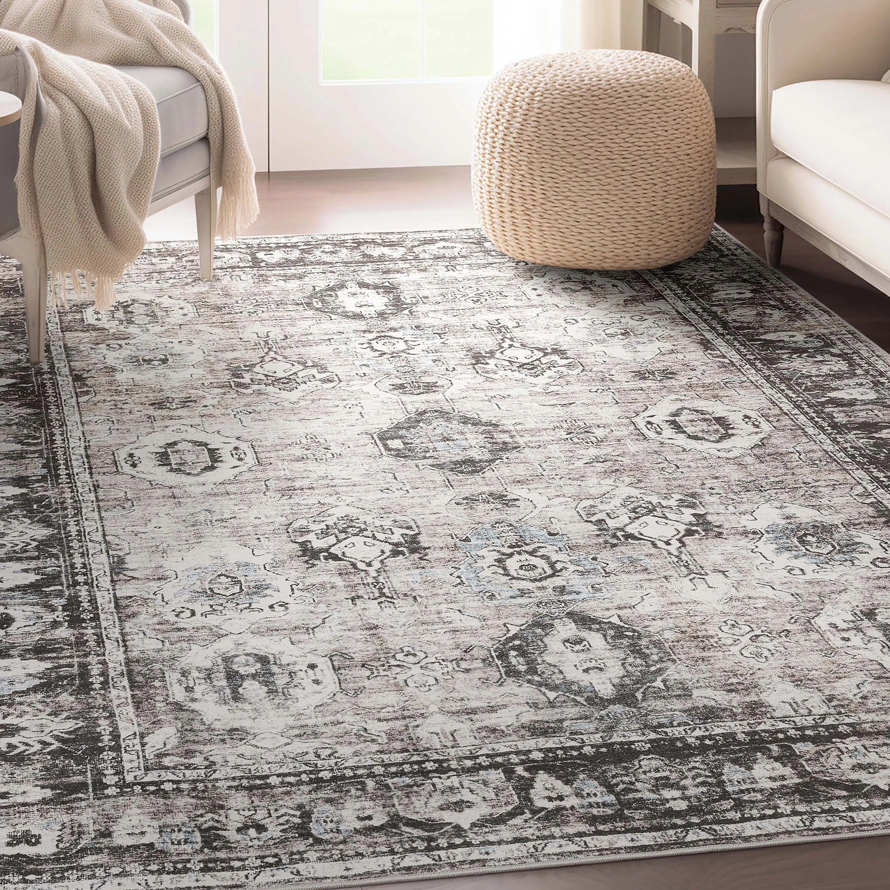 Well Woven Elle Basics Intrigue Vintage Tribal Washable Rug
