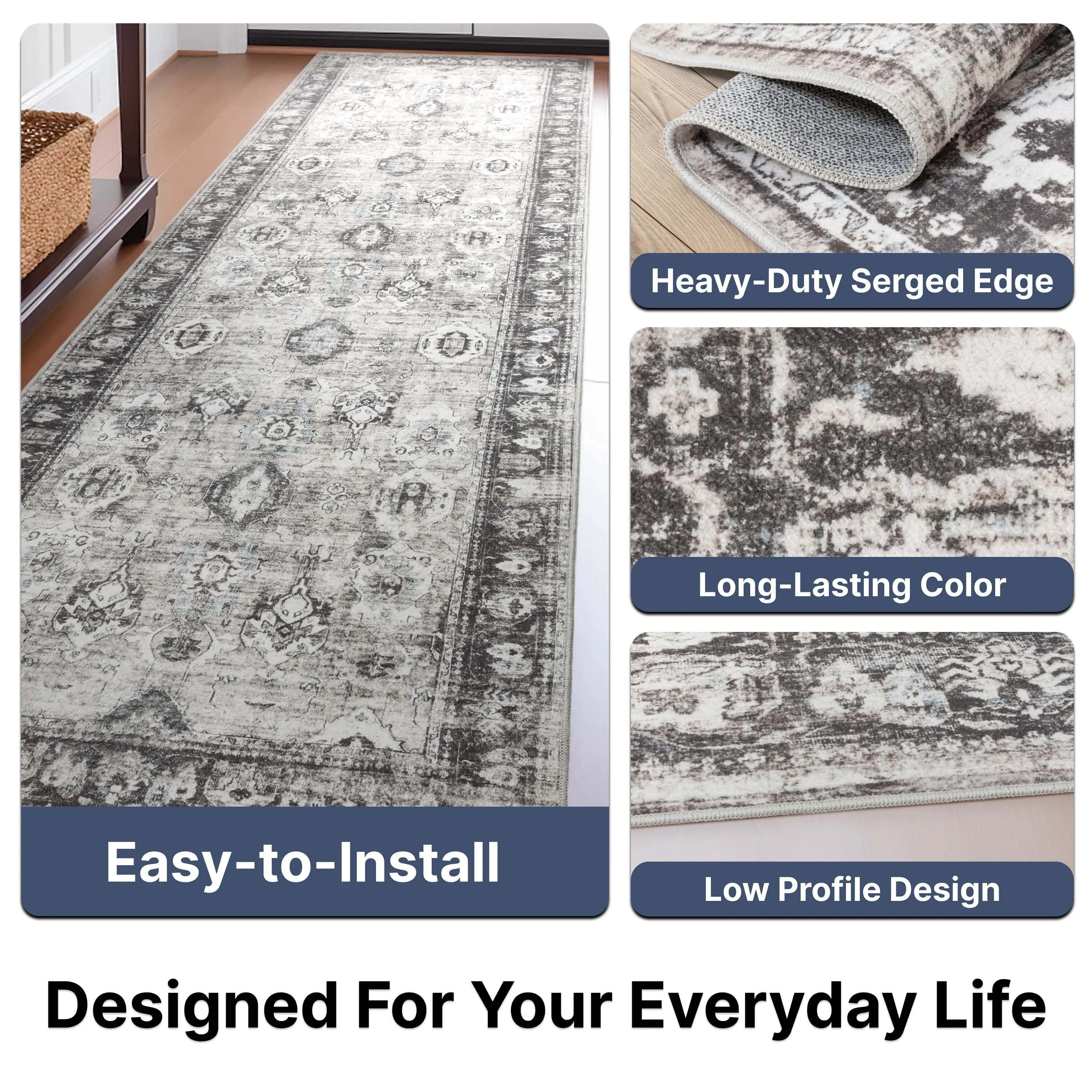 Well Woven Elle Basics Intrigue Vintage Tribal Washable Rug