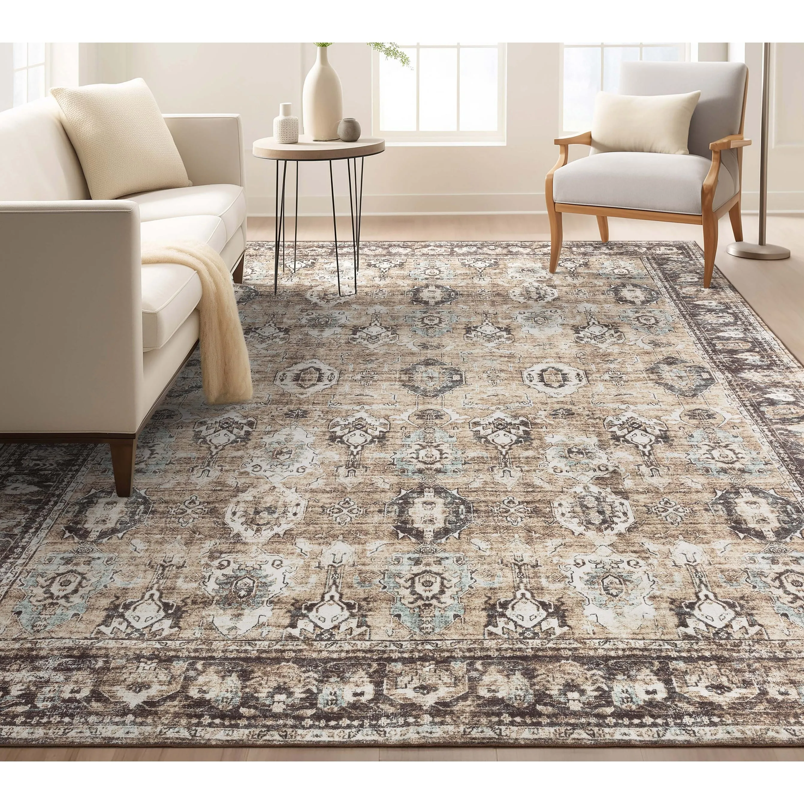 Well Woven Elle Basics Intrigue Vintage Tribal Washable Rug