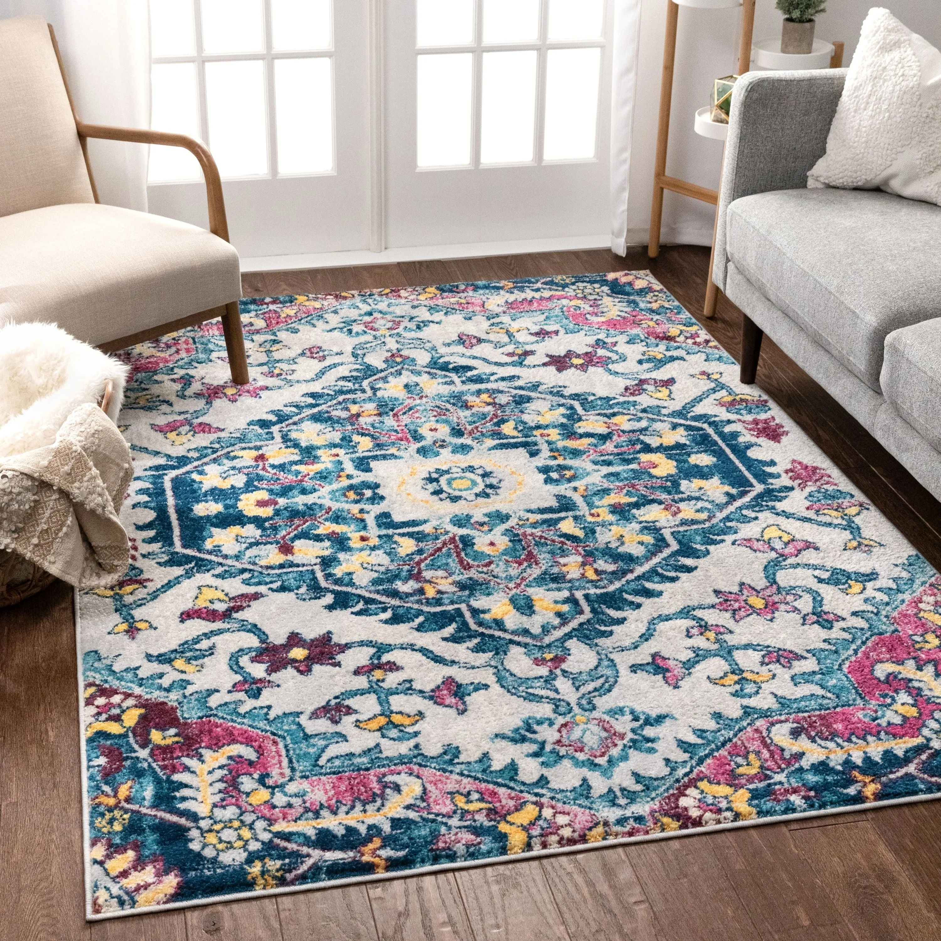 Well Woven Mystic Gwendolyn Persian Oriental Bohemian Area Rug