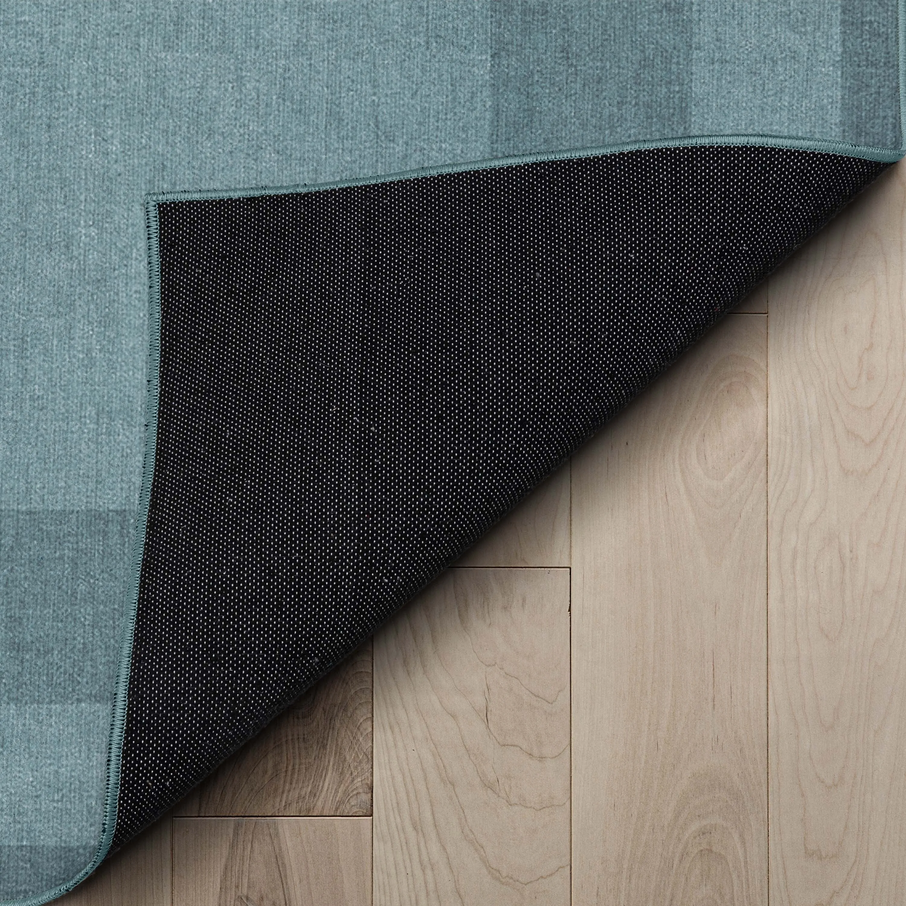 Well Woven Plain Border Flat-Weave Area Rug