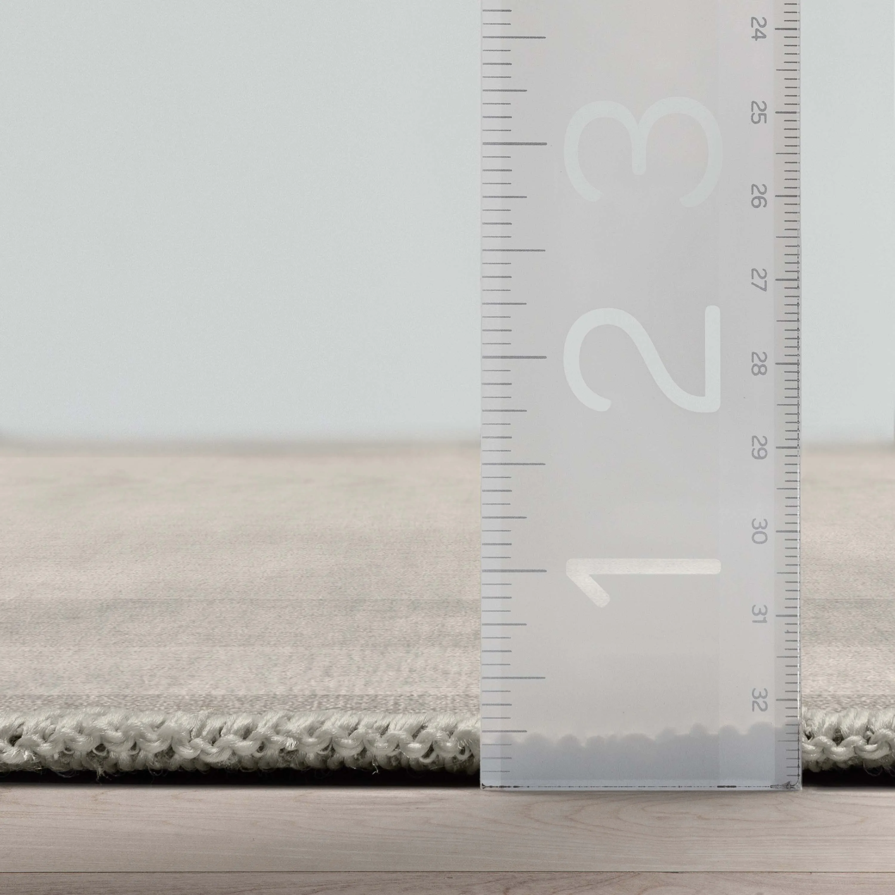 Well Woven Plain Border Flat-Weave Area Rug