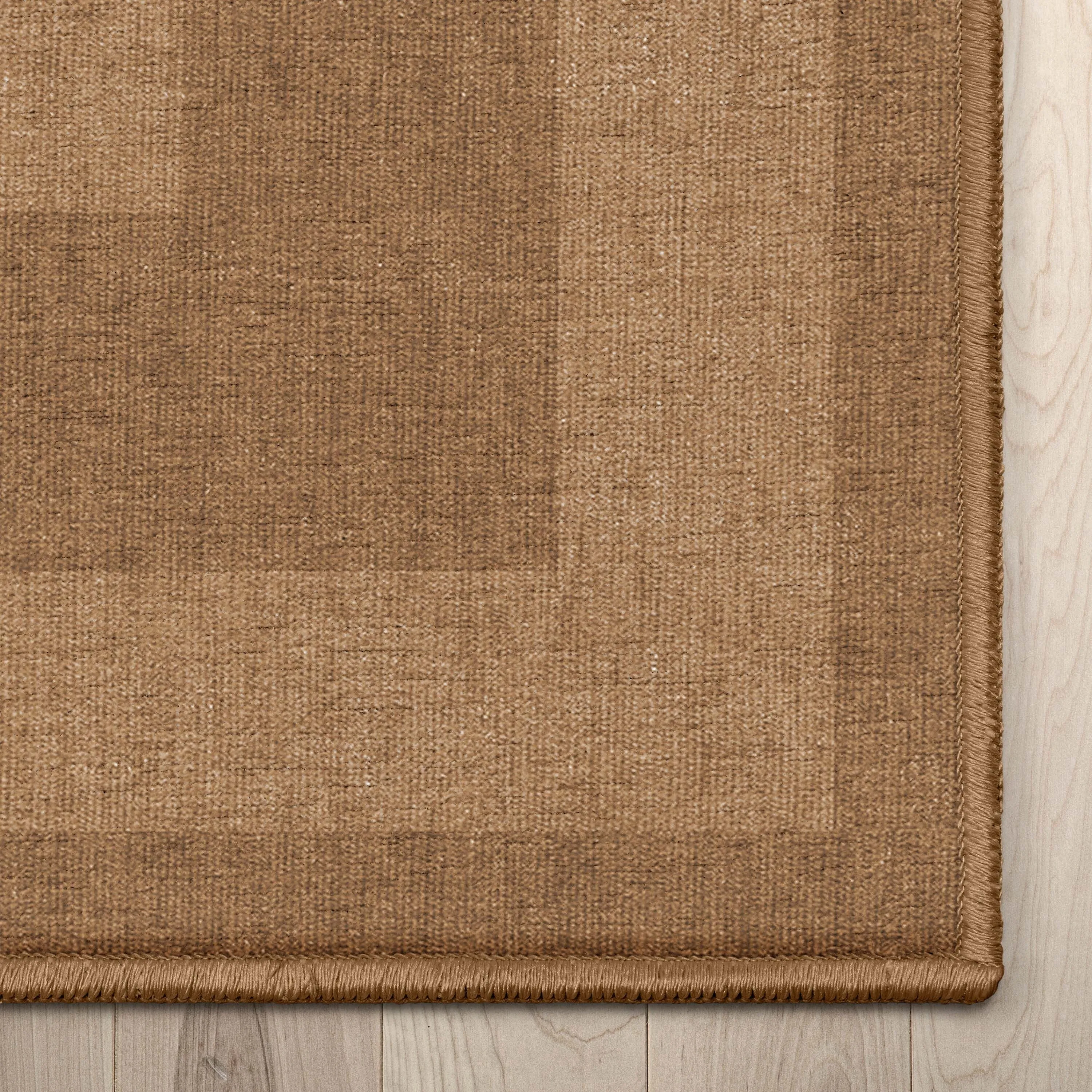 Well Woven Plain Border Flat-Weave Area Rug