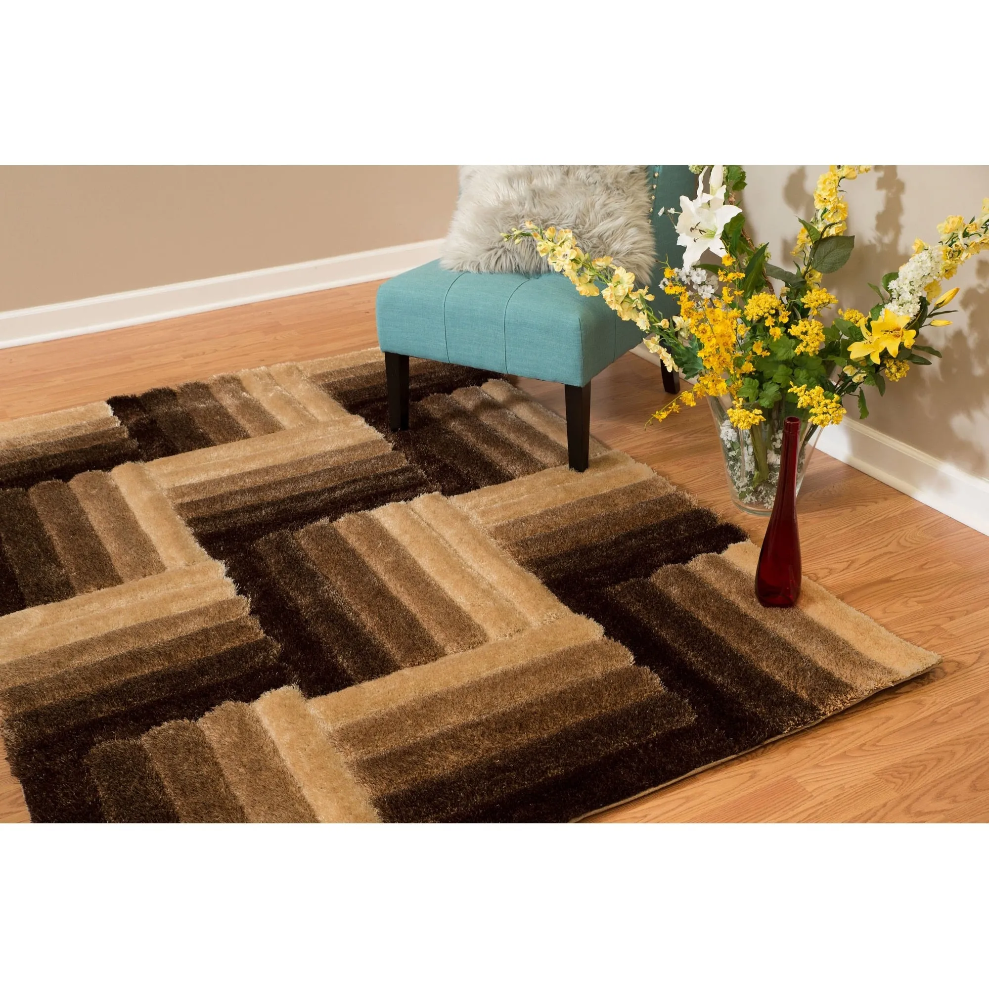 Westfield Home Posh Ditto Ultra Plush Shag Area Rug