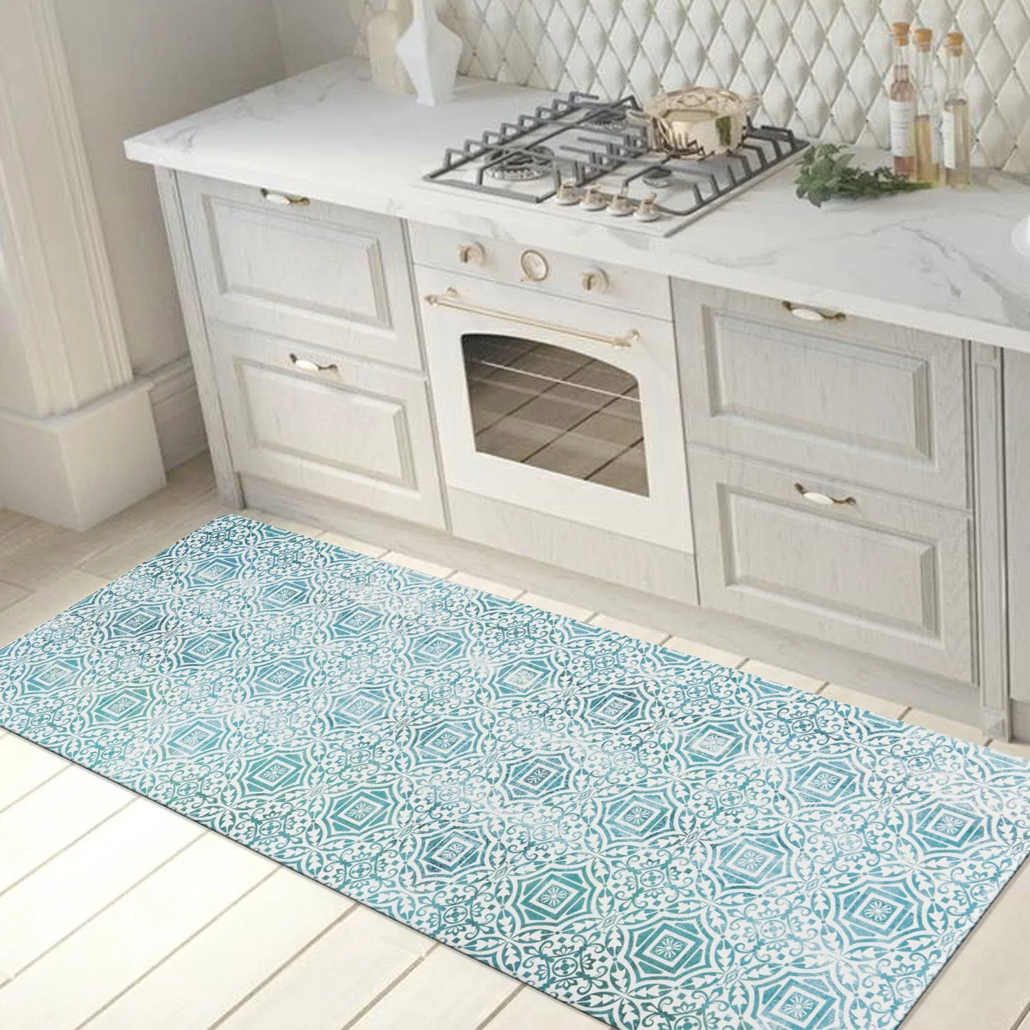 World Rug Gallery Boho Tile Anti-Fatigue Standing Mat