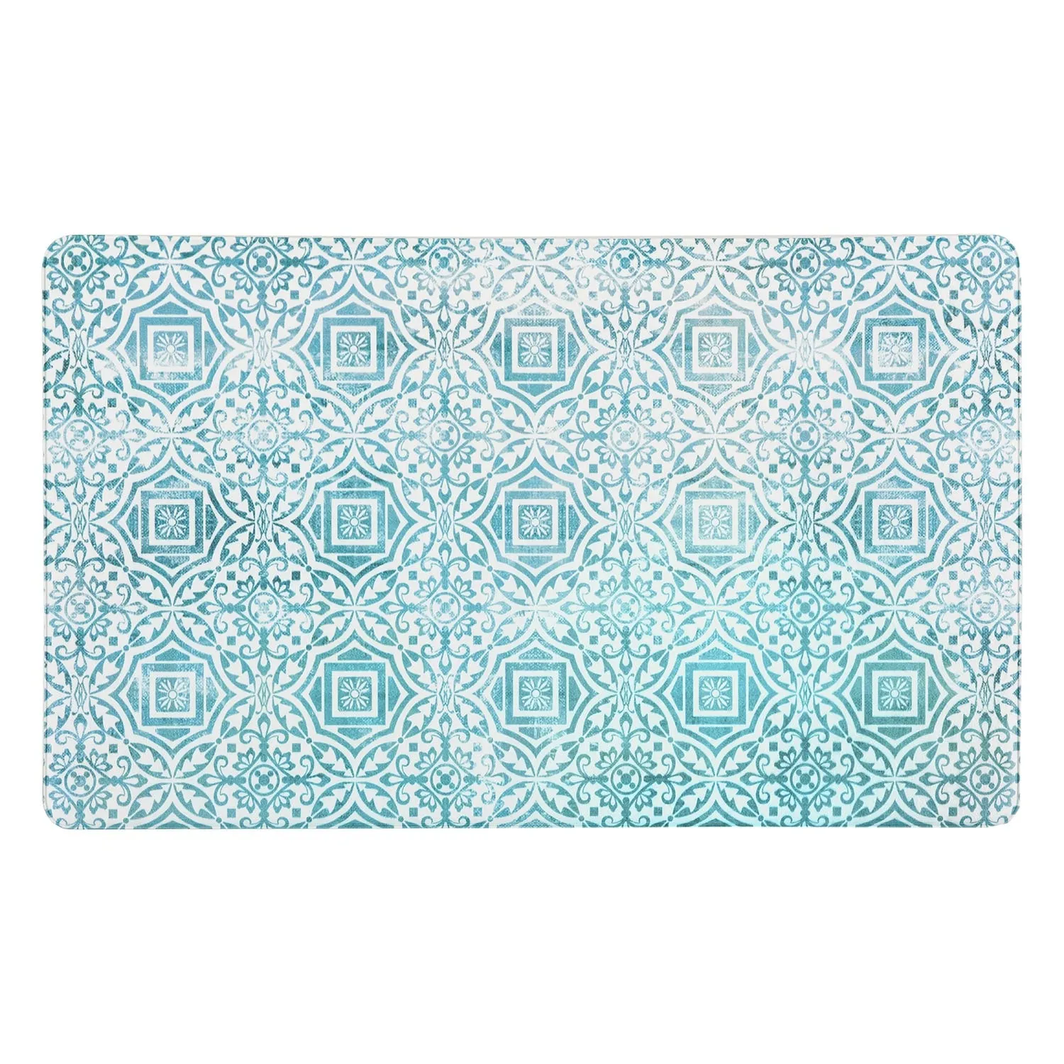 World Rug Gallery Boho Tile Anti-Fatigue Standing Mat