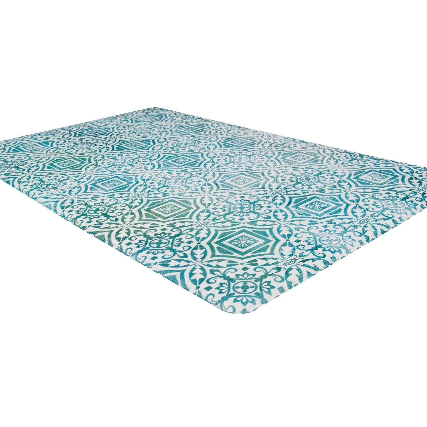 World Rug Gallery Boho Tile Anti-Fatigue Standing Mat