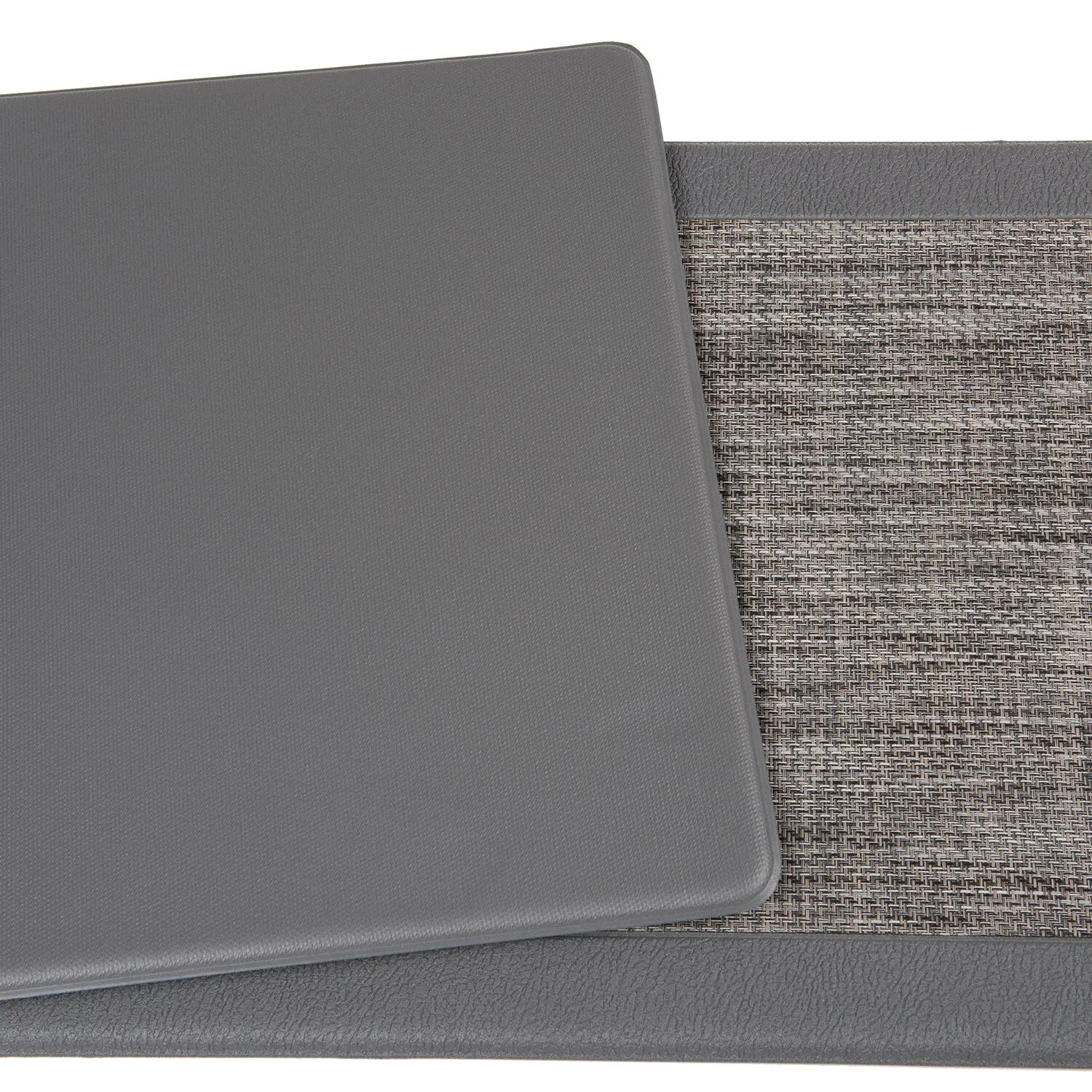 World Rug Gallery Border Textline Anti-Fatigue Standing Mat