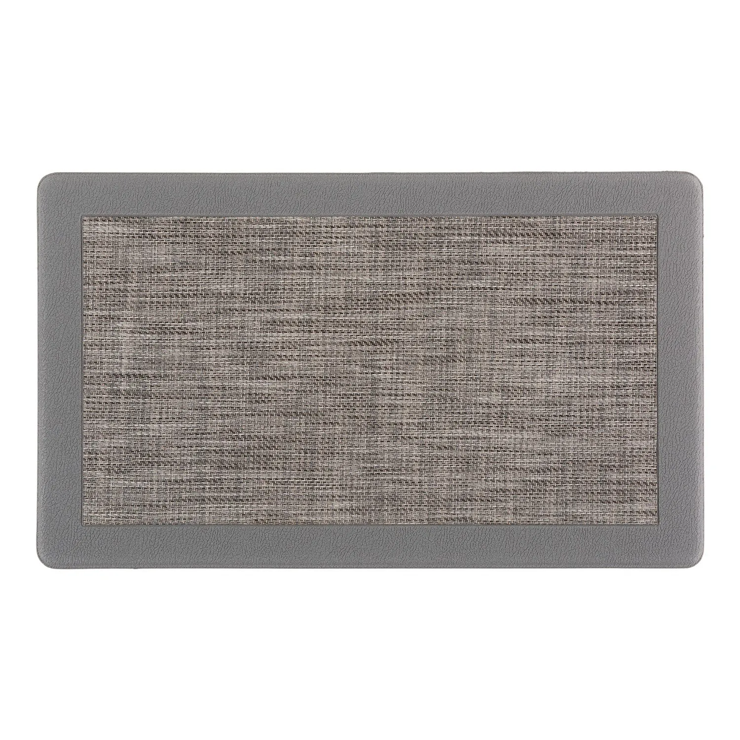 World Rug Gallery Border Textline Anti-Fatigue Standing Mat