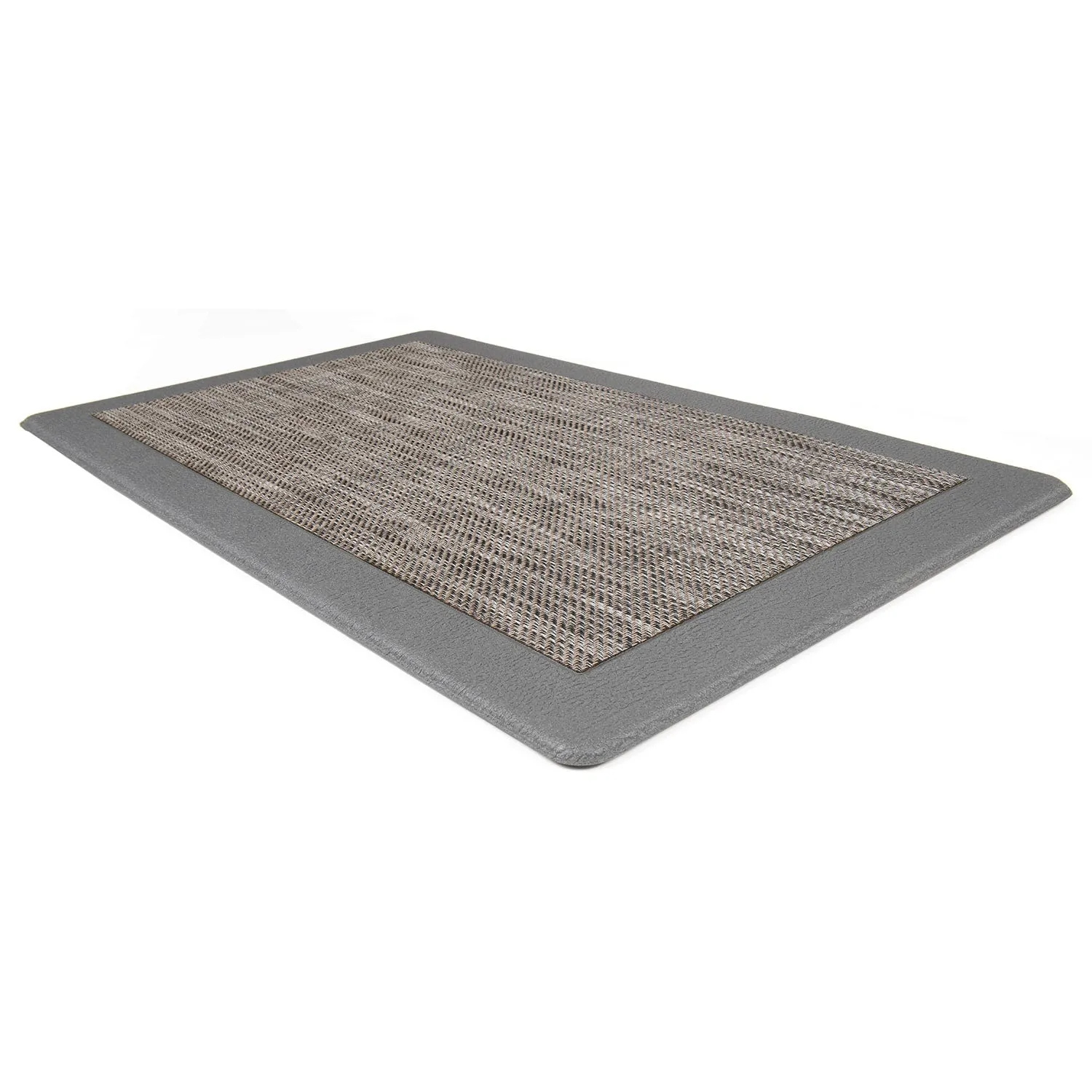 World Rug Gallery Border Textline Anti-Fatigue Standing Mat