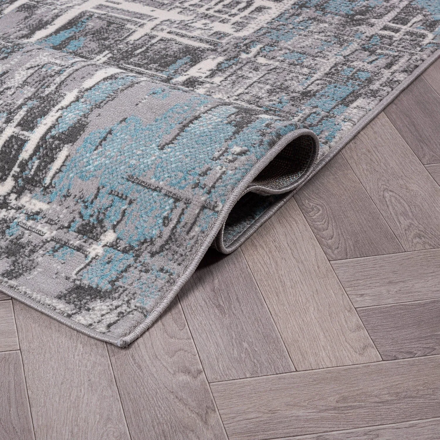 World Rug Gallery Distressed Abstract Area Rug