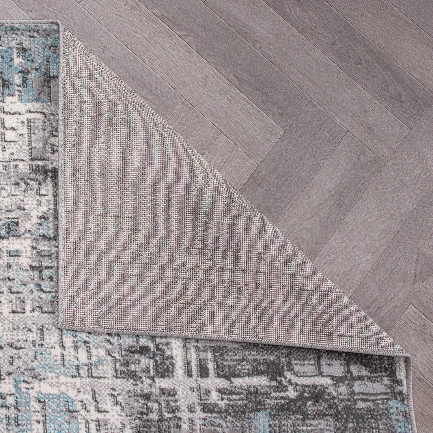 World Rug Gallery Distressed Abstract Area Rug