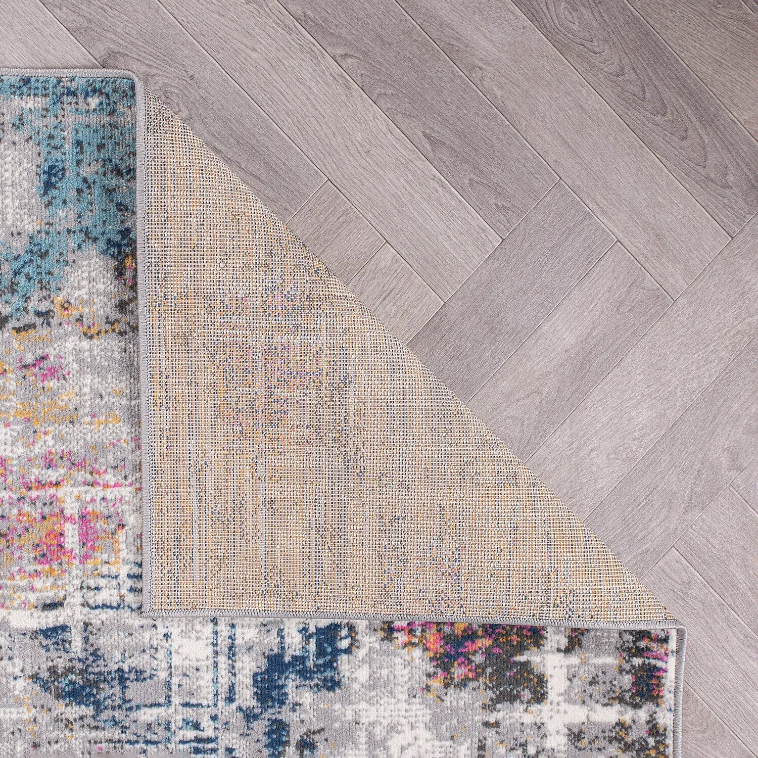 World Rug Gallery Distressed Abstract Area Rug