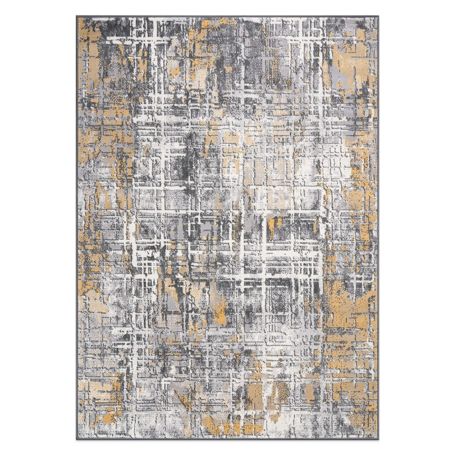 World Rug Gallery Distressed Abstract Area Rug
