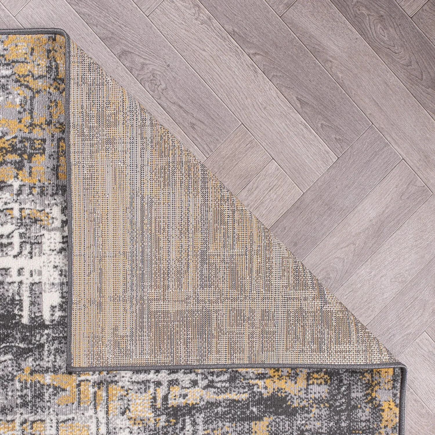 World Rug Gallery Distressed Abstract Area Rug