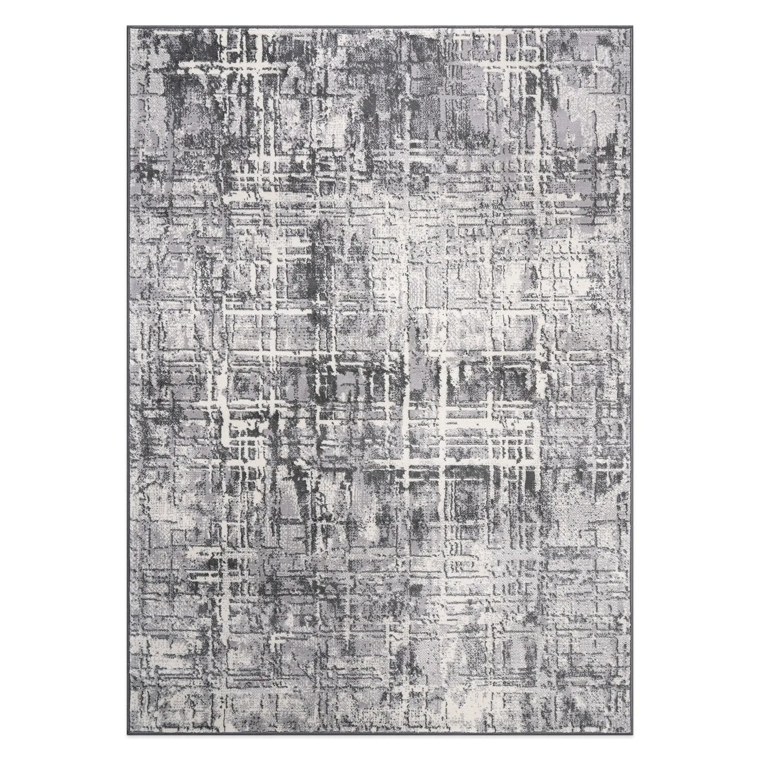 World Rug Gallery Distressed Abstract Area Rug