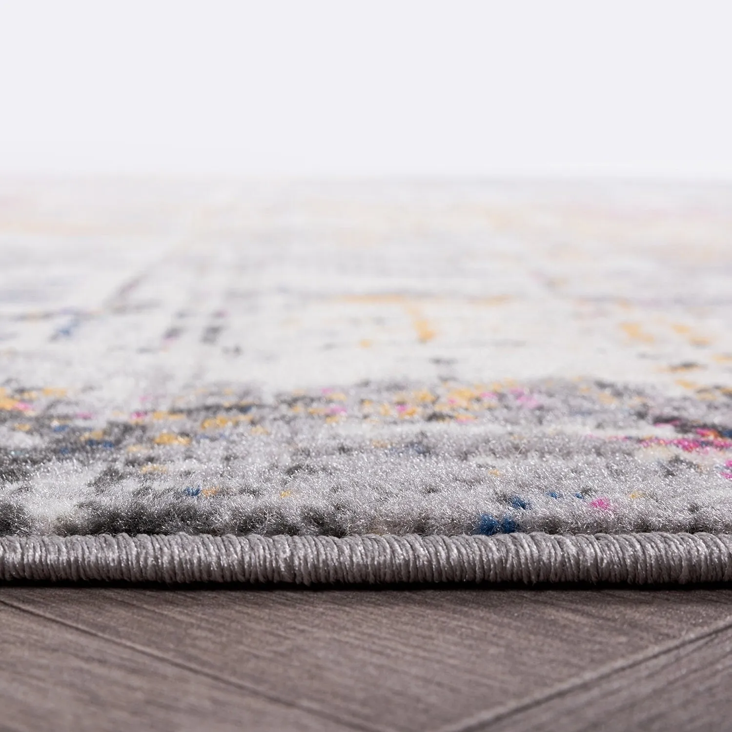 World Rug Gallery Distressed Abstract Area Rug