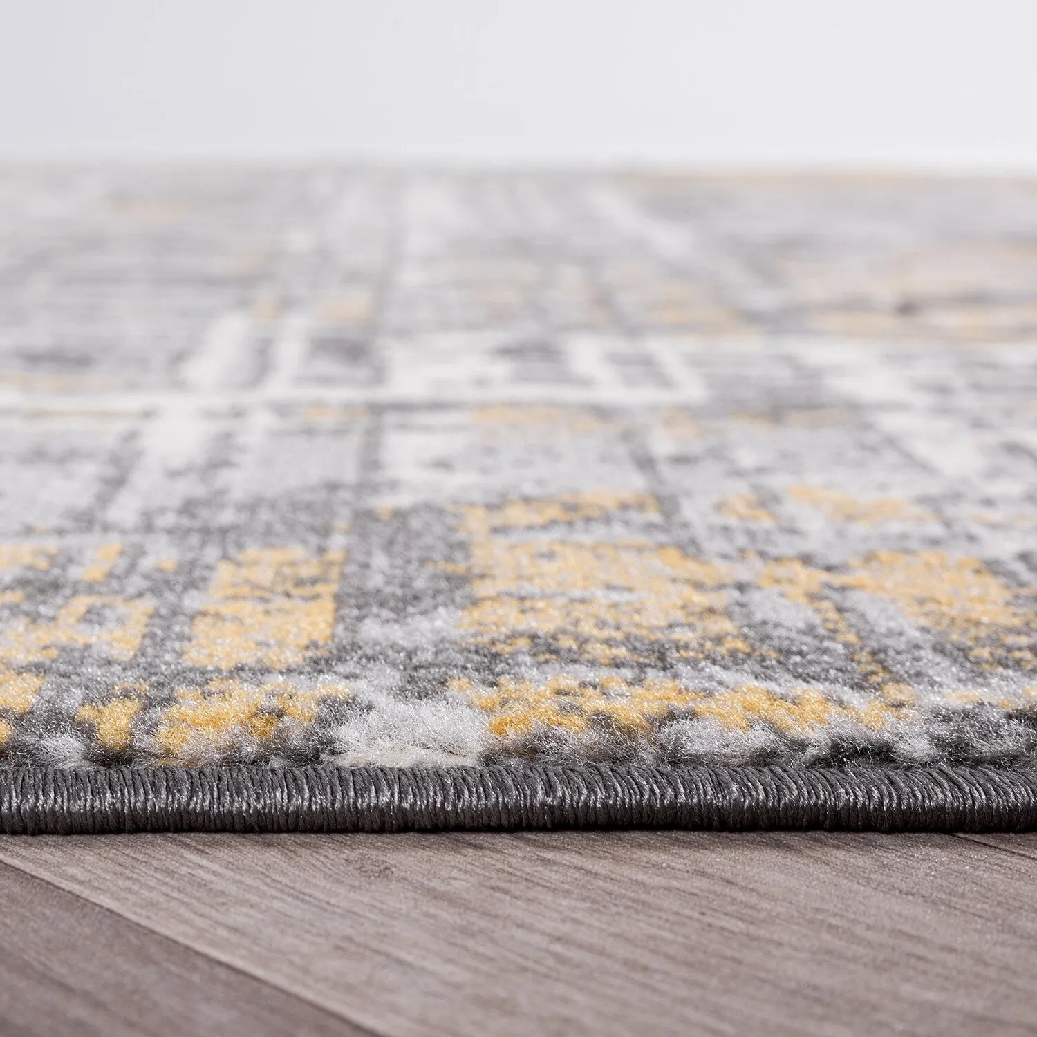 World Rug Gallery Distressed Abstract Area Rug