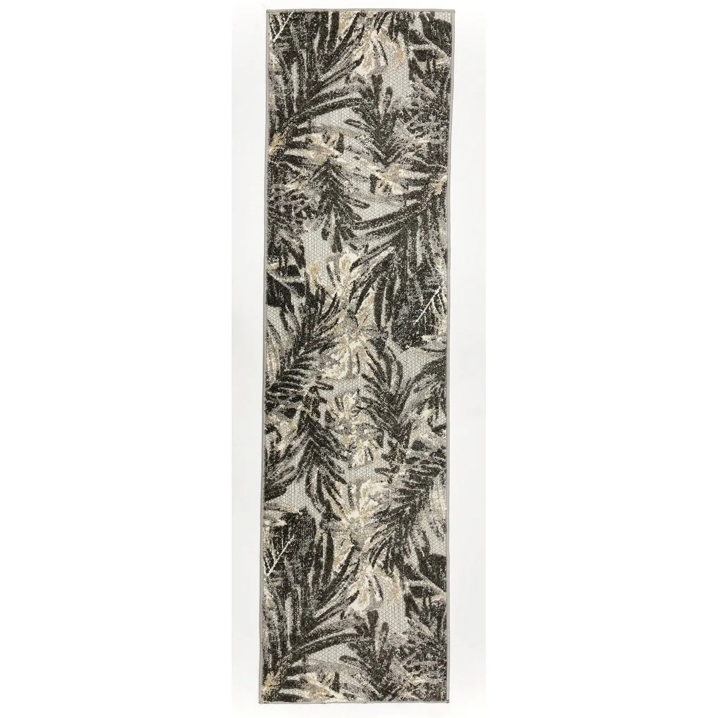 World Rug Gallery Floral Leaves Indoor/Outdoor Area Rug