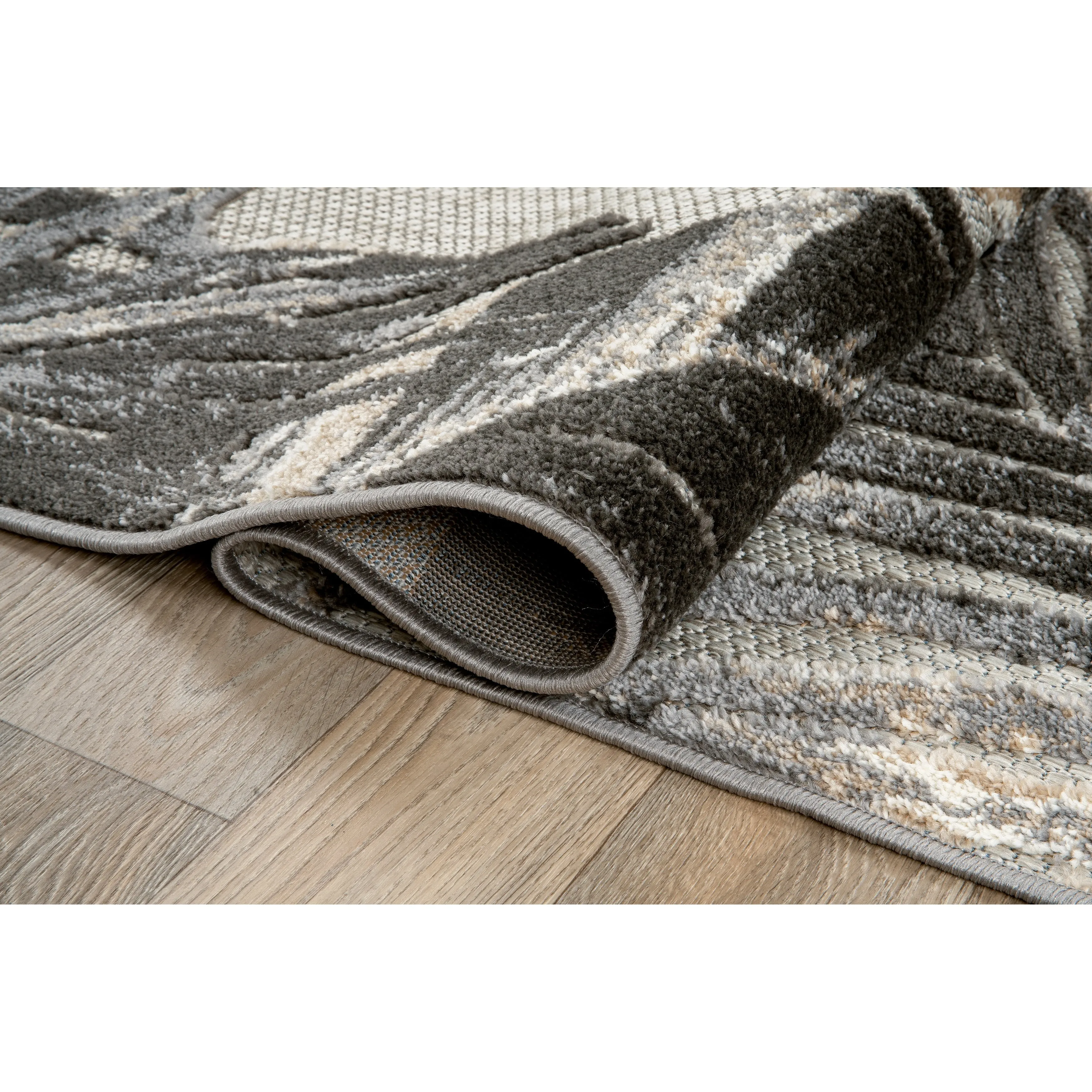 World Rug Gallery Floral Leaves Indoor/Outdoor Area Rug