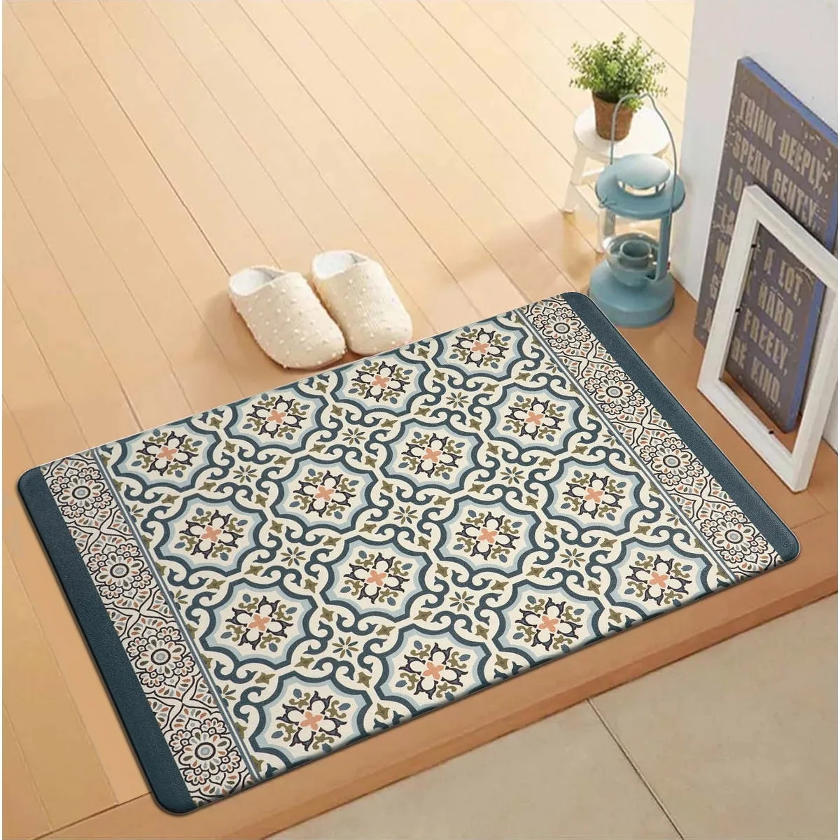 World Rug Gallery Kitchen Durable Anti Fatigue Standing Mat