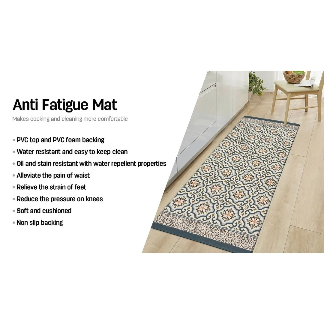 World Rug Gallery Kitchen Durable Anti Fatigue Standing Mat