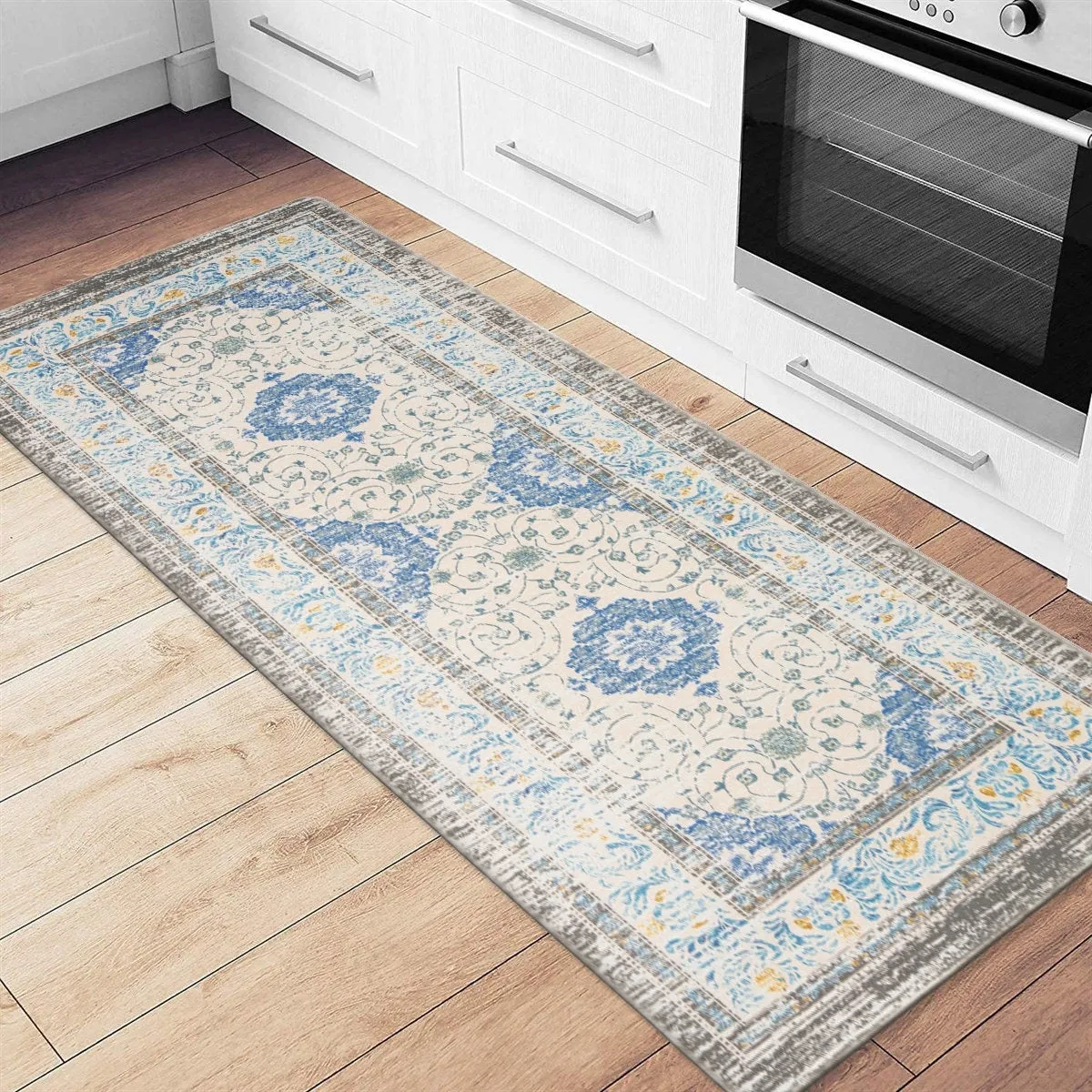 World Rug Gallery Persian Traditional Anti Fatigue Standing Mat
