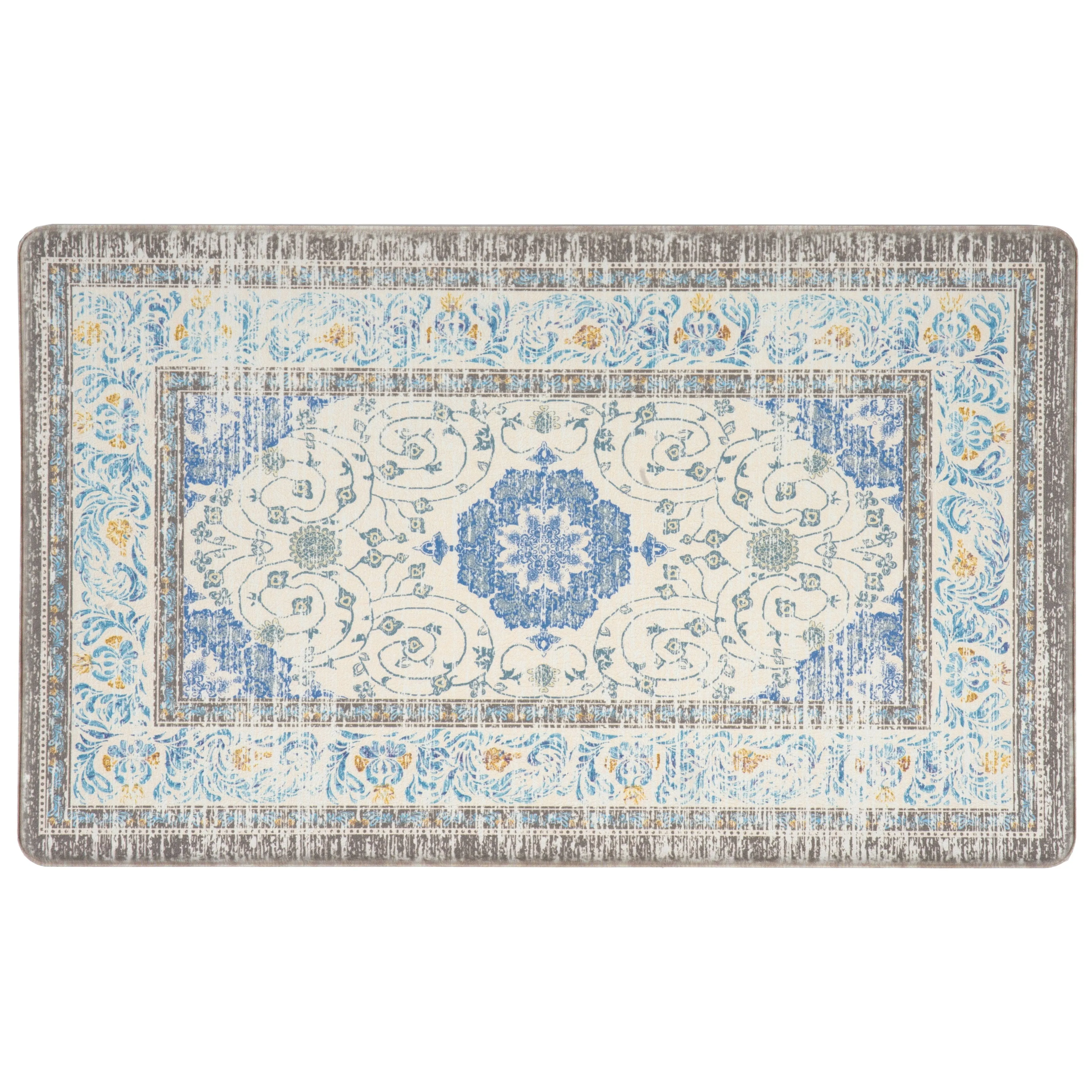 World Rug Gallery Persian Traditional Anti Fatigue Standing Mat