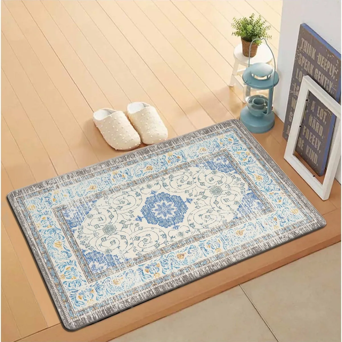 World Rug Gallery Persian Traditional Anti Fatigue Standing Mat