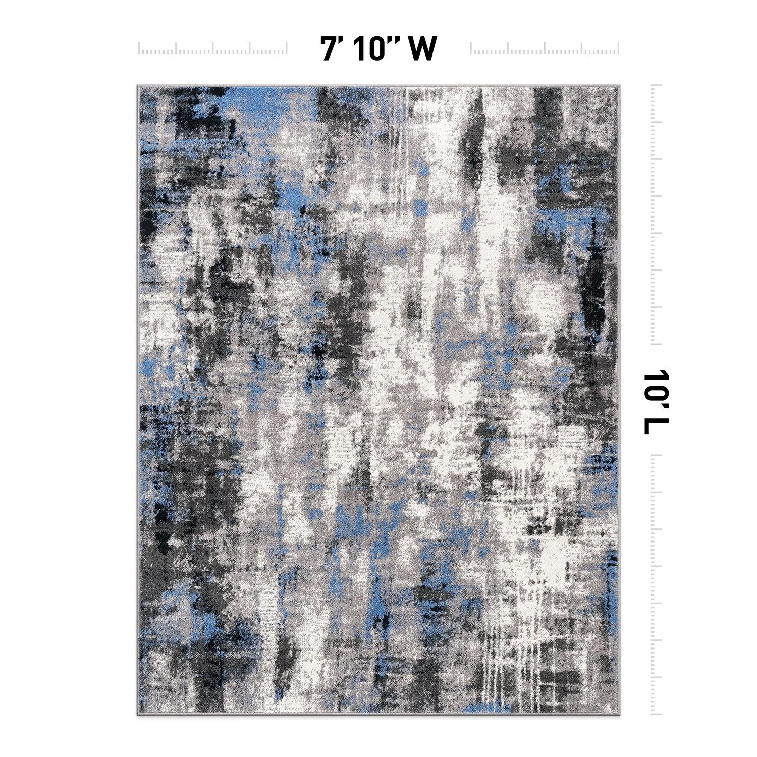 World Rug Gallery Tralee Modern Abstract Area Rug