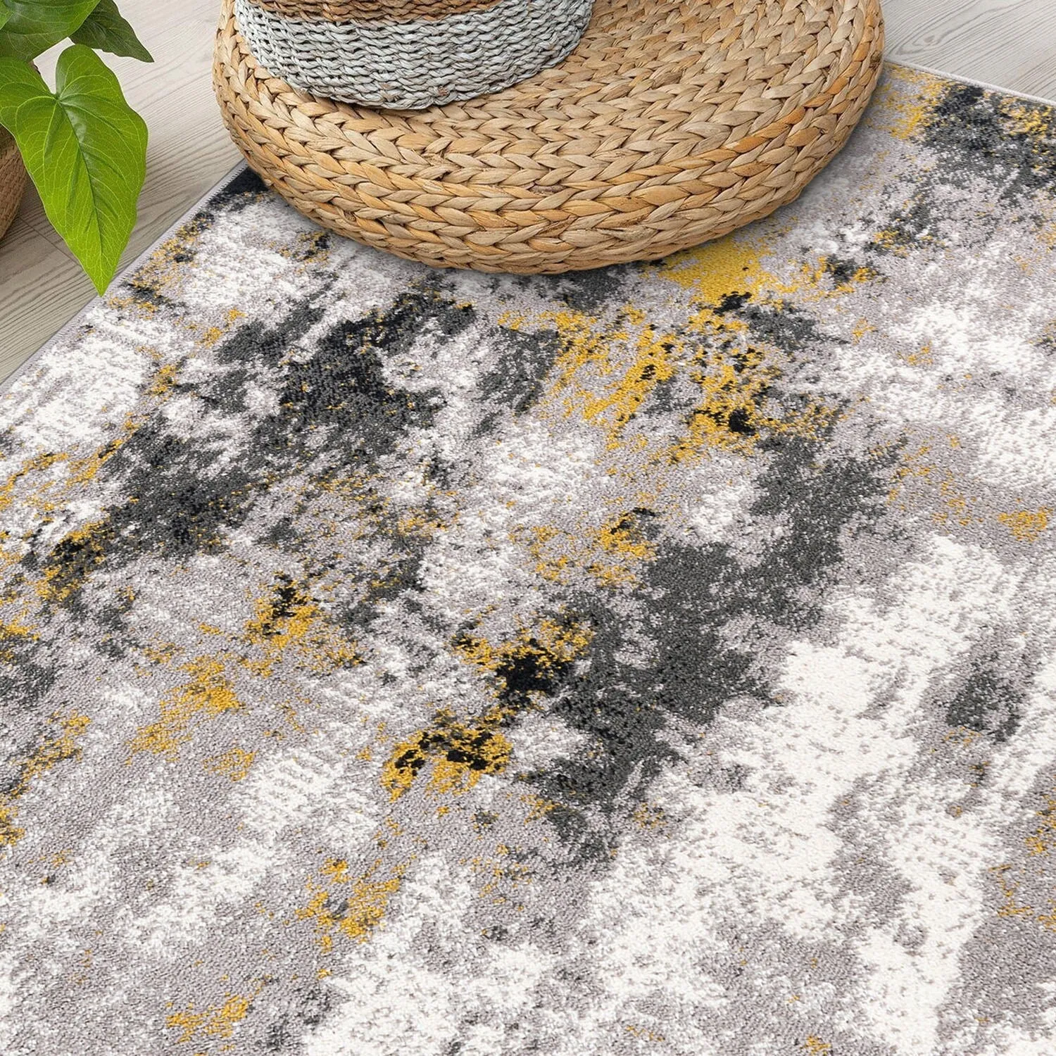 World Rug Gallery Tralee Modern Abstract Area Rug