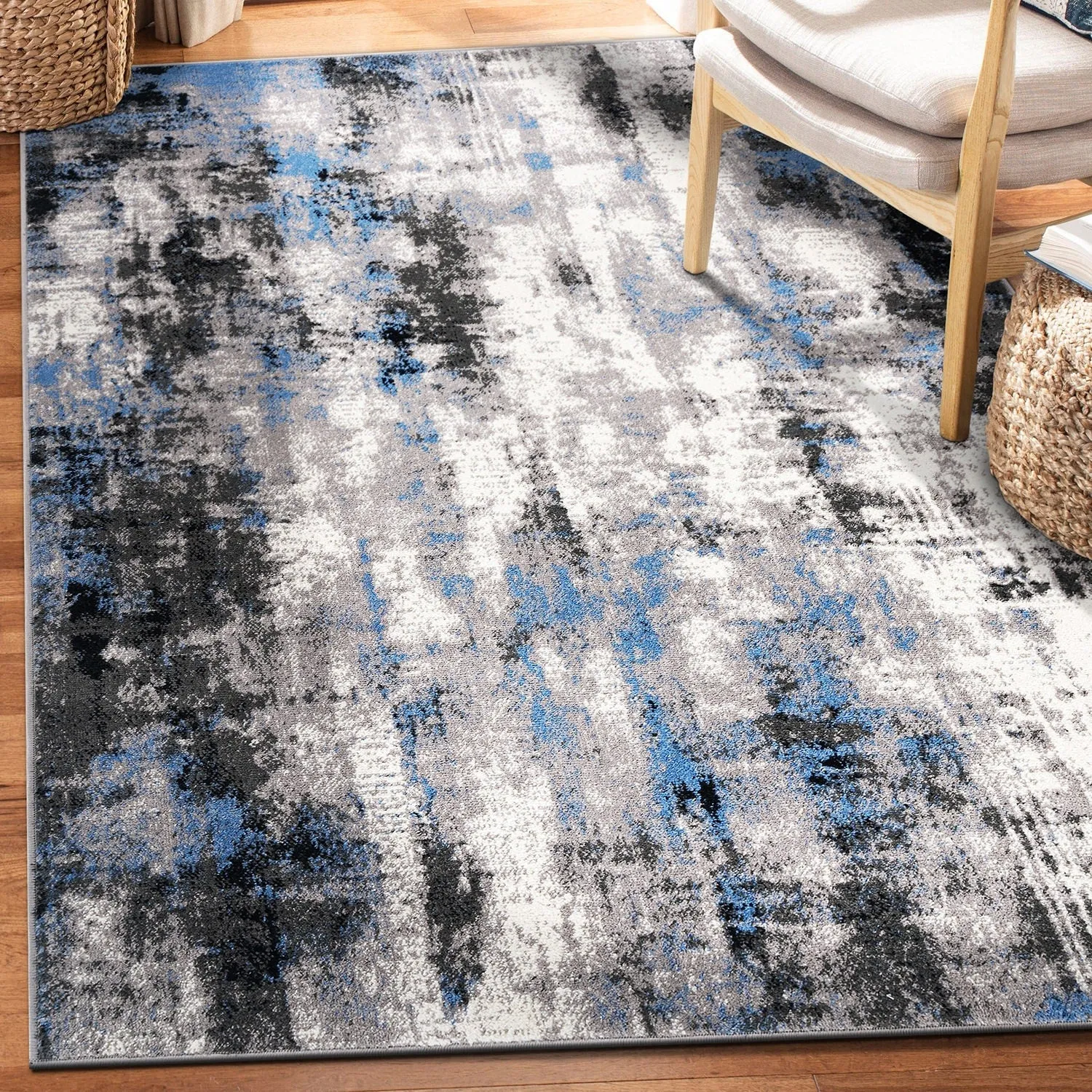World Rug Gallery Tralee Modern Abstract Area Rug