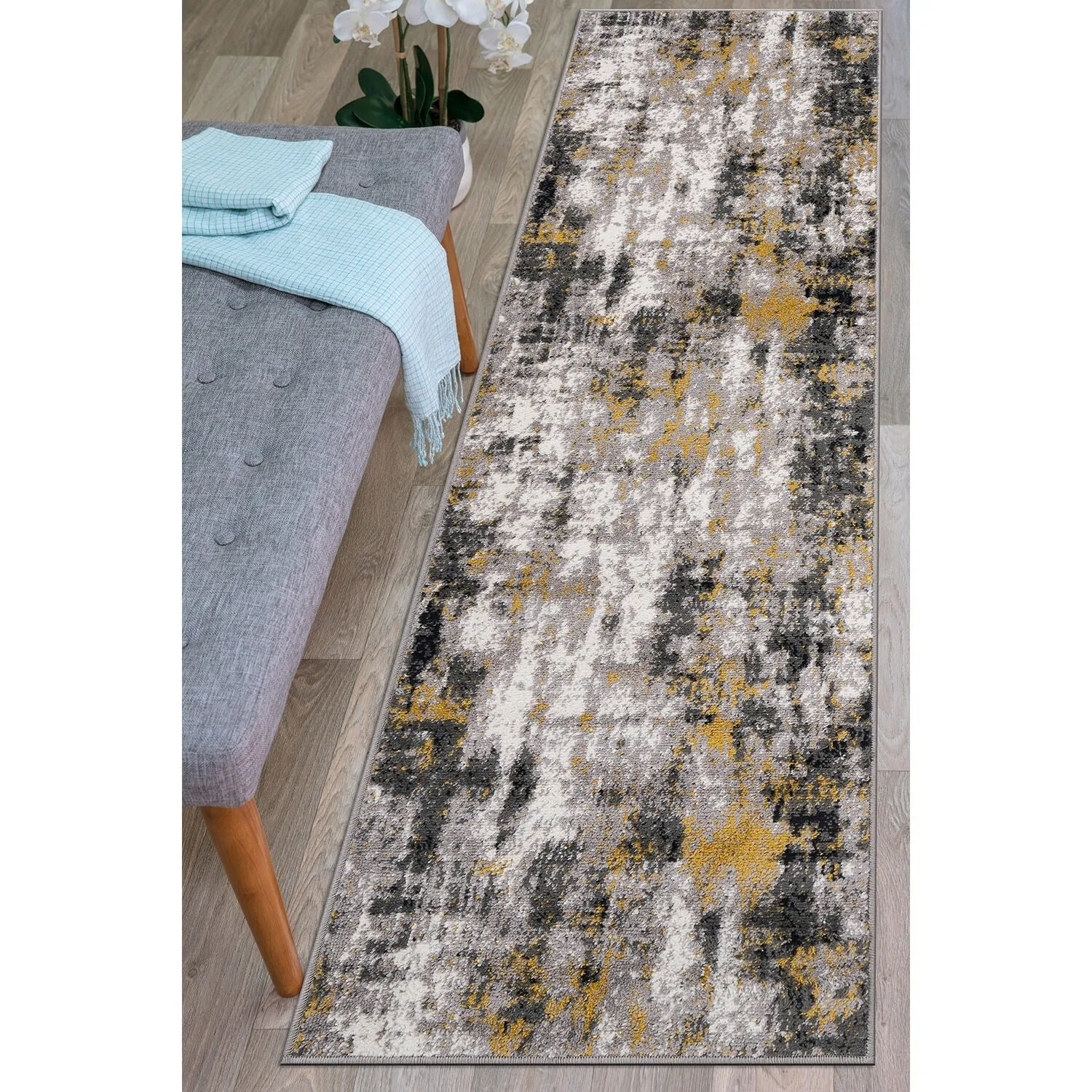 World Rug Gallery Tralee Modern Abstract Area Rug