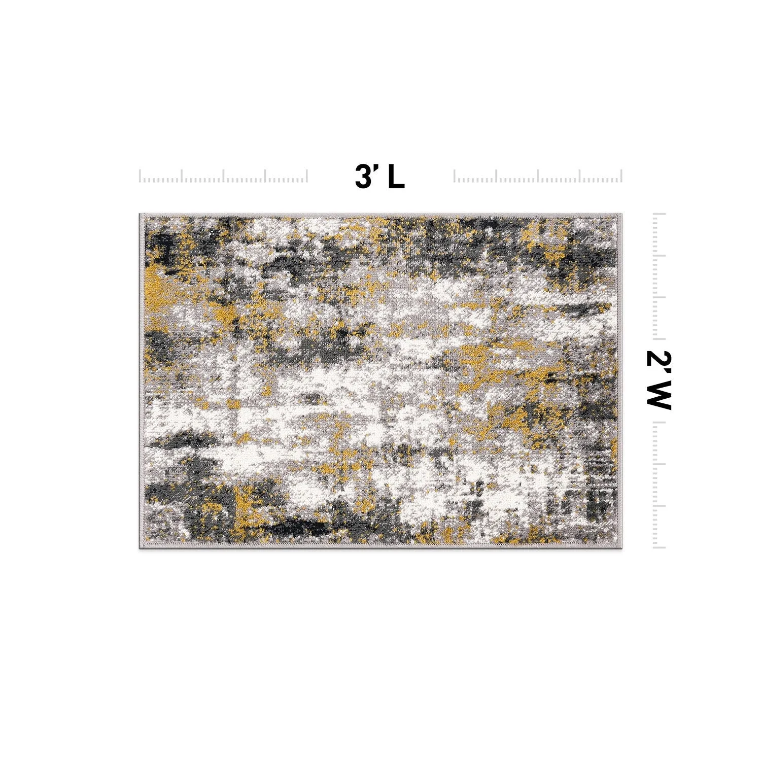 World Rug Gallery Tralee Modern Abstract Area Rug
