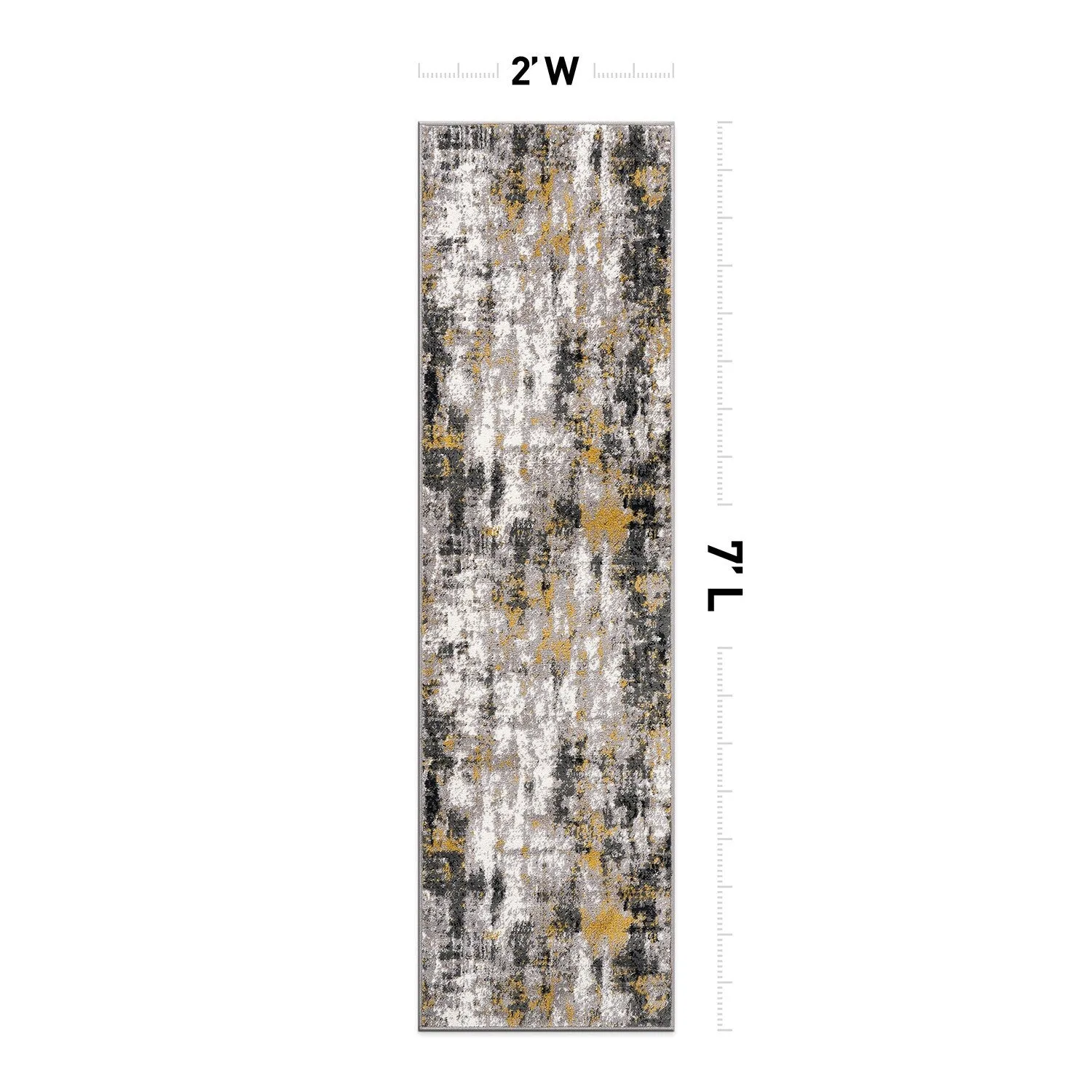 World Rug Gallery Tralee Modern Abstract Area Rug