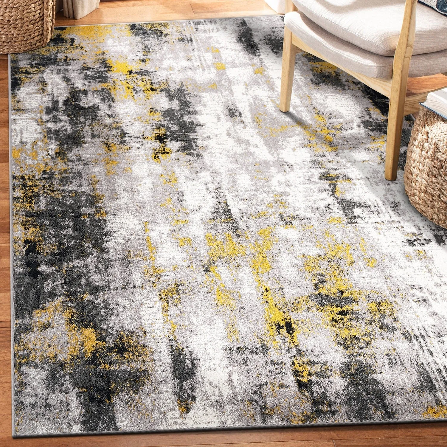 World Rug Gallery Tralee Modern Abstract Area Rug
